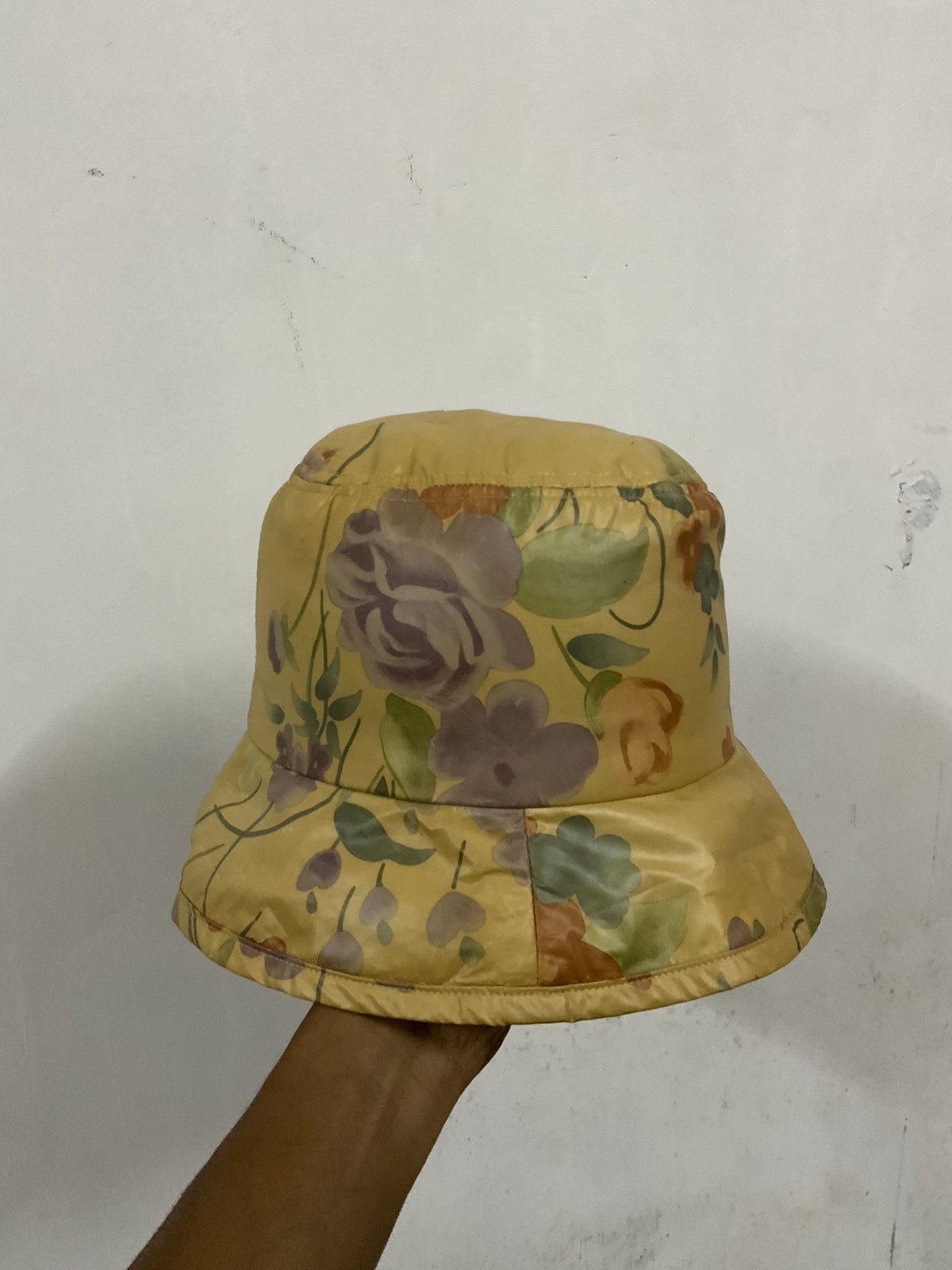 Vintage Vintage Flower Art Printed Reversible Bucket Hat Size ONE SIZE - 4 Thumbnail