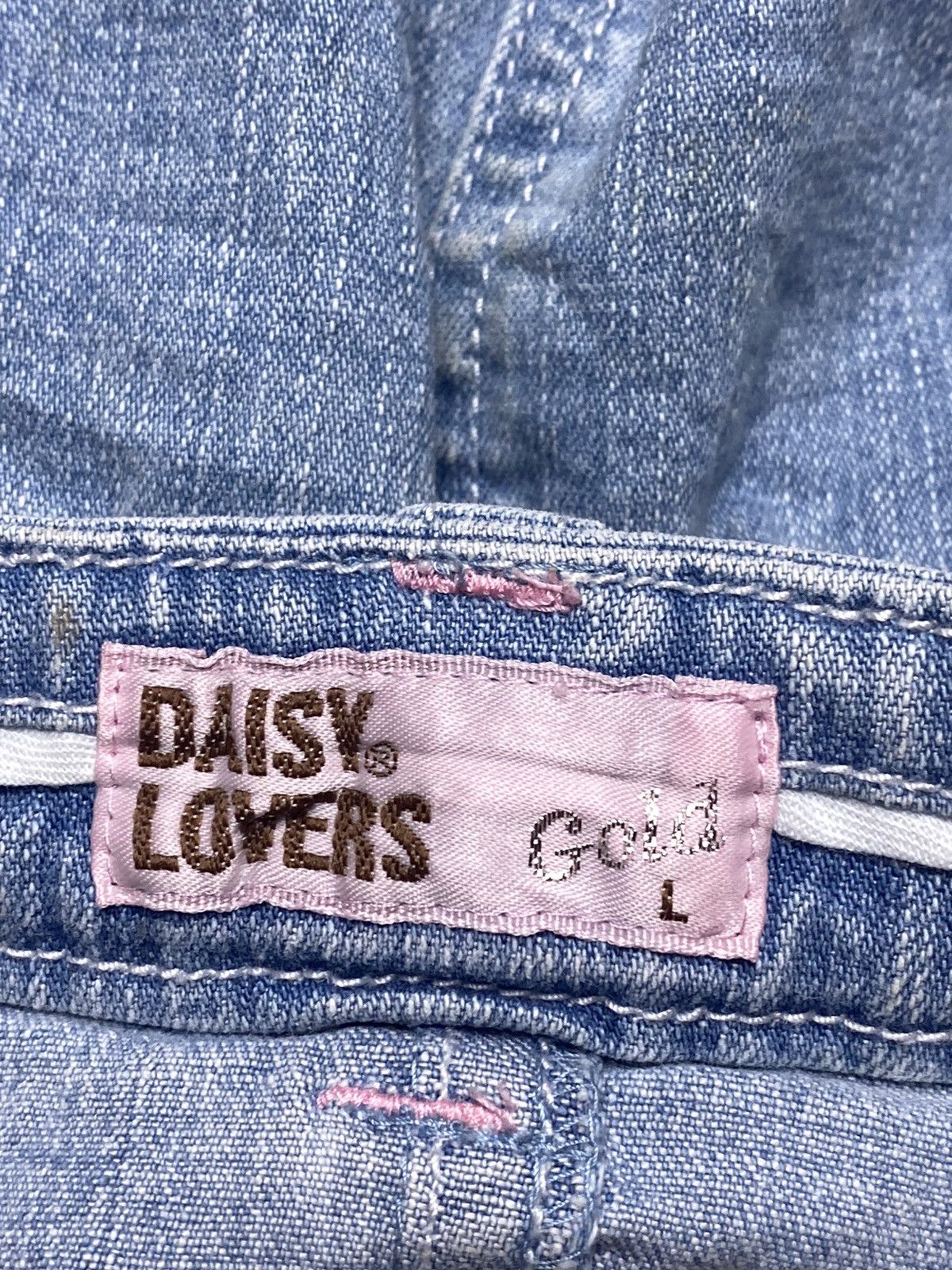 Hysteric Glamour 2000s Daisy Lovers - Cargo Mini Denim Skirt Size 25" / US 0 / IT 36 - 3 Thumbnail