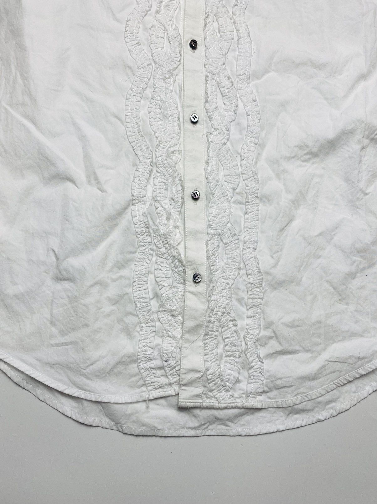 Yasuyuki Ishii 2000s Yasuyuki-Ishii - Ruffle Shirt Size US M / EU 48-50 / 2 - 6 Thumbnail