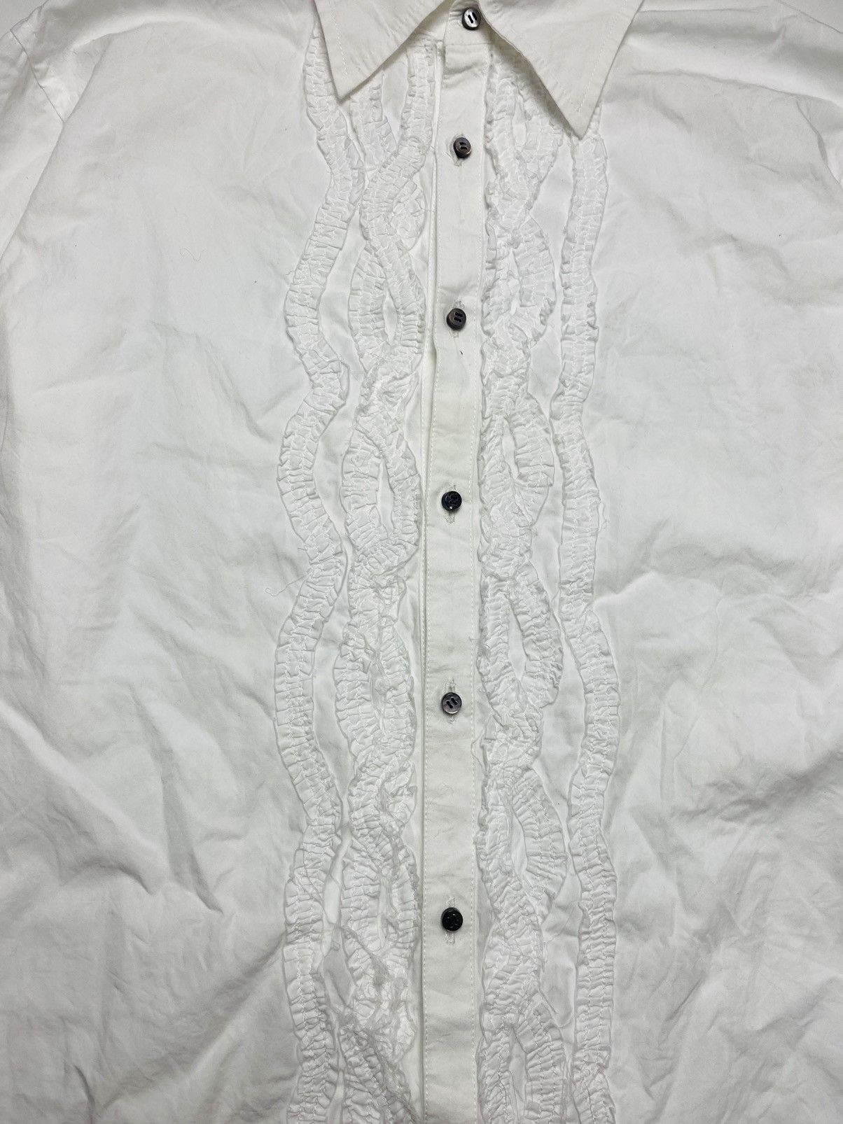 Yasuyuki Ishii 2000s Yasuyuki-Ishii - Ruffle Shirt Size US M / EU 48-50 / 2 - 4 Thumbnail