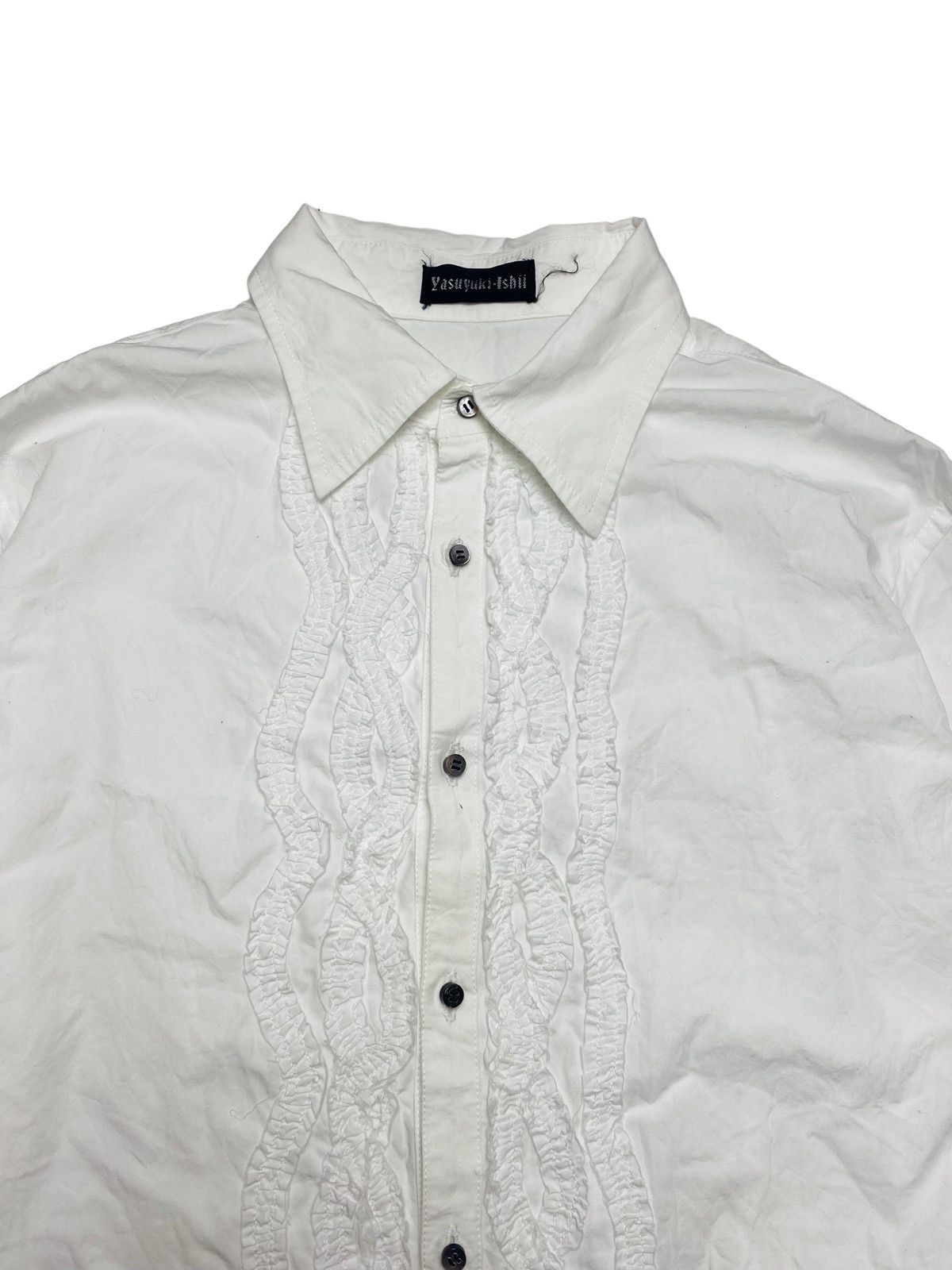 Yasuyuki Ishii 2000s Yasuyuki-Ishii - Ruffle Shirt Size US M / EU 48-50 / 2 - 3 Thumbnail
