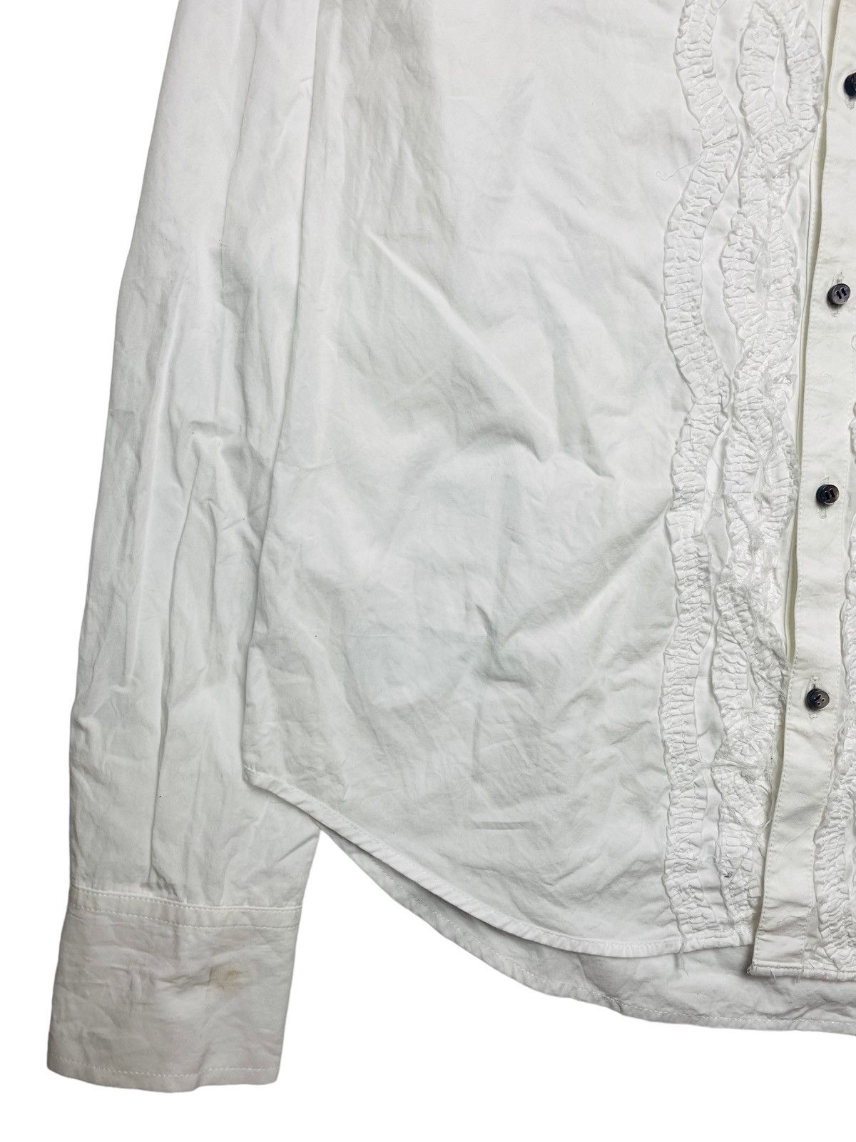 Yasuyuki Ishii 2000s Yasuyuki-Ishii - Ruffle Shirt Size US M / EU 48-50 / 2 - 2 Thumbnail