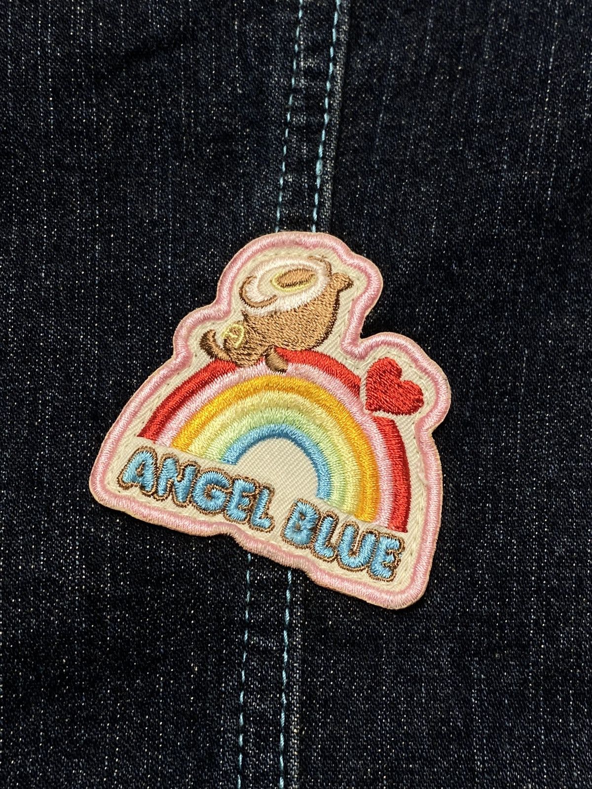 Angel Blue 2000s Angel Blue - Multi Patch Denim Jacket Size M / US 6-8 / IT 42-44 - 12 Thumbnail