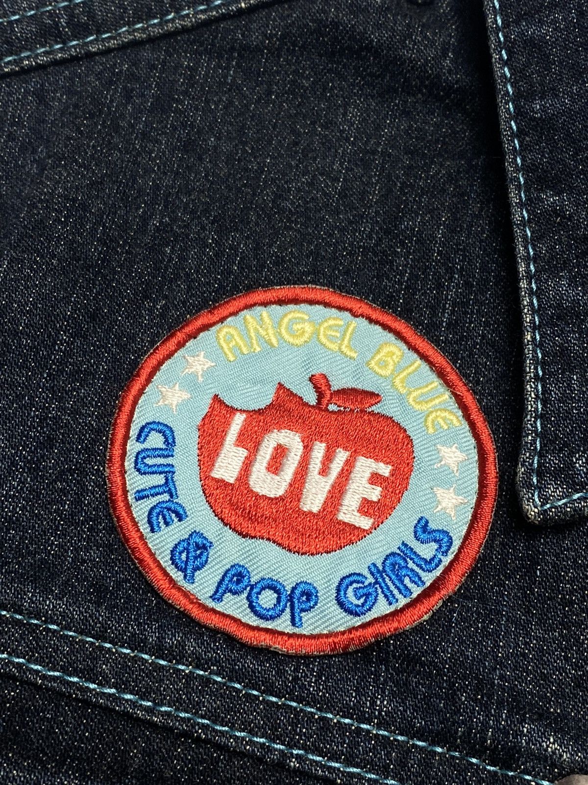 Angel Blue 2000s Angel Blue - Multi Patch Denim Jacket Size M / US 6-8 / IT 42-44 - 10 Thumbnail
