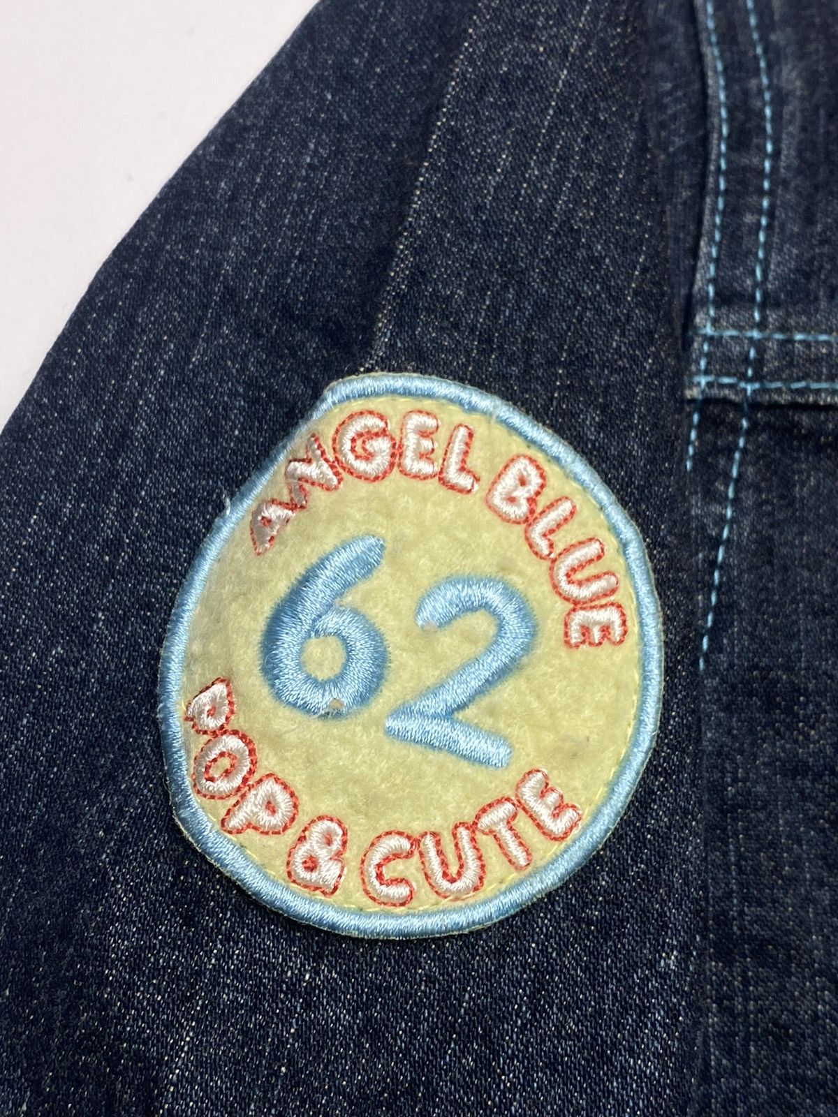 Angel Blue 2000s Angel Blue - Multi Patch Denim Jacket Size M / US 6-8 / IT 42-44 - 11 Thumbnail