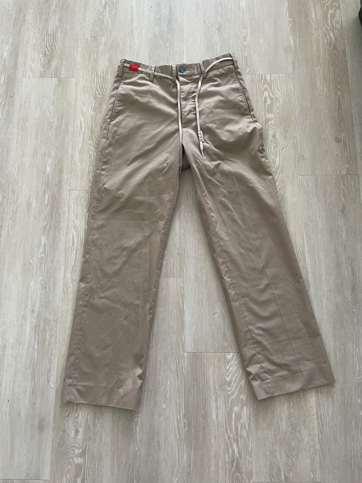 Image of Marni Shoe Lace Trousers in Beige, Men's (Size 30)