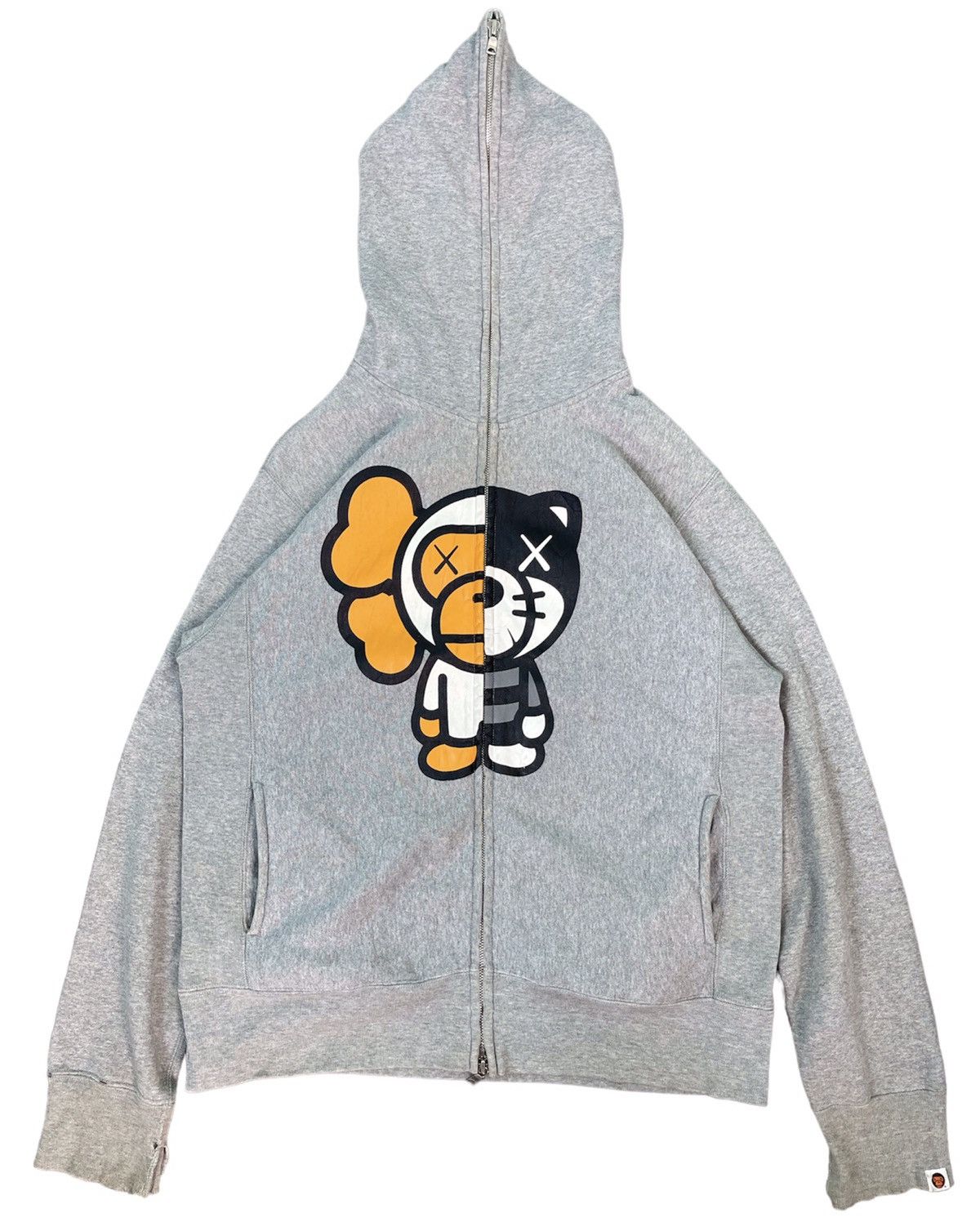 Bape × Kaws Bape x Kaws Baby Milo Full Zip Hoodie | Grailed