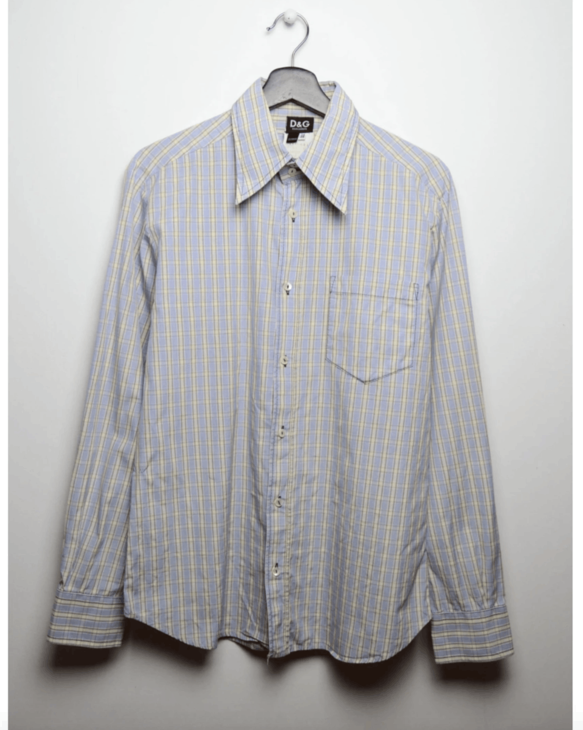 Dolce & Gabbana Dolce & Gabbana rare vintage shirt travis plaid Size US L / EU 52-54 / 3 - 2 Thumbnail