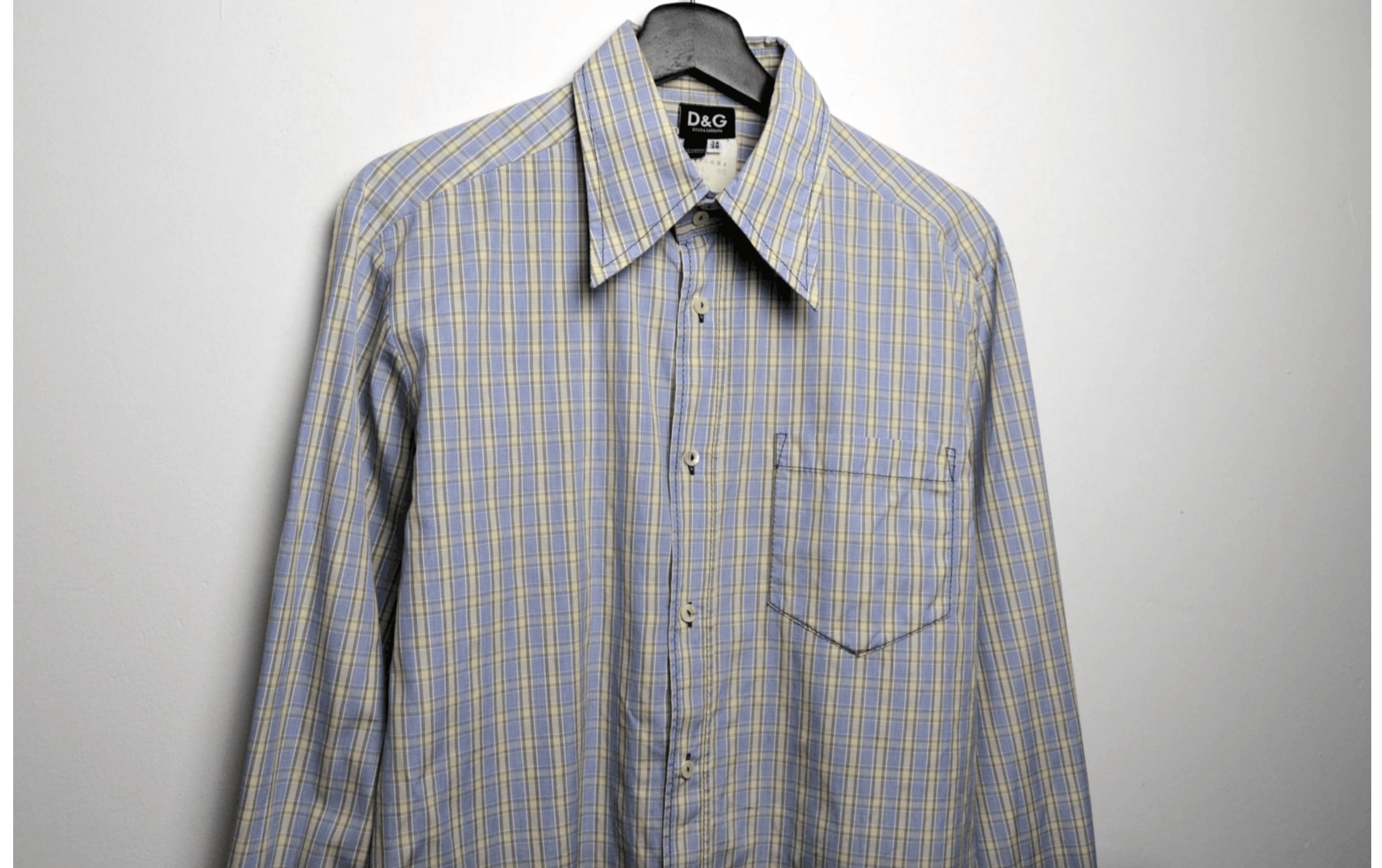 Dolce & Gabbana Dolce & Gabbana rare vintage shirt travis plaid Size US L / EU 52-54 / 3 - 1 Thumbnail