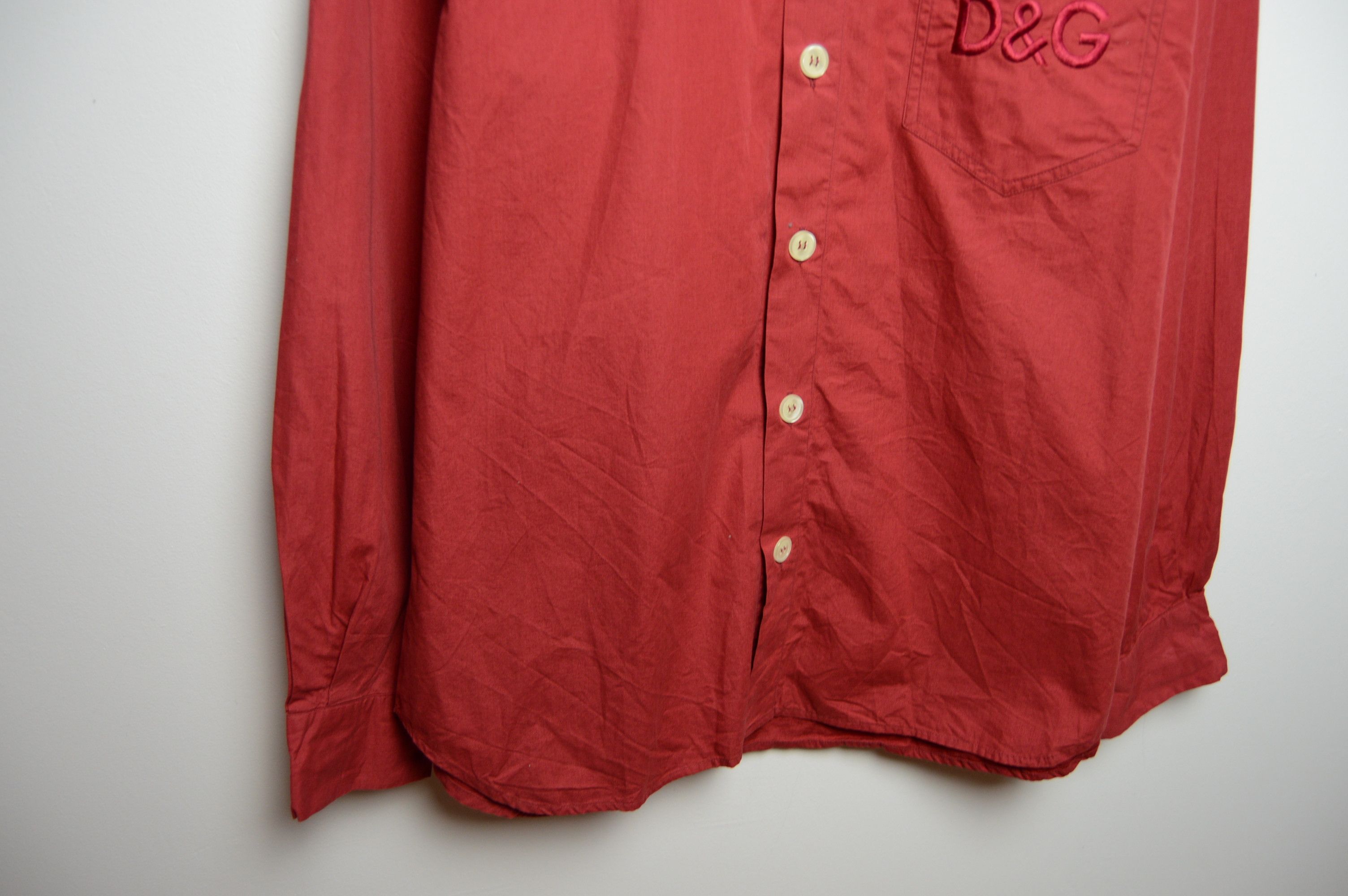 Dolce & Gabbana Dolce & Gabbana spell out embroidery shirt Size US XL / EU 56 / 4 - 4 Thumbnail