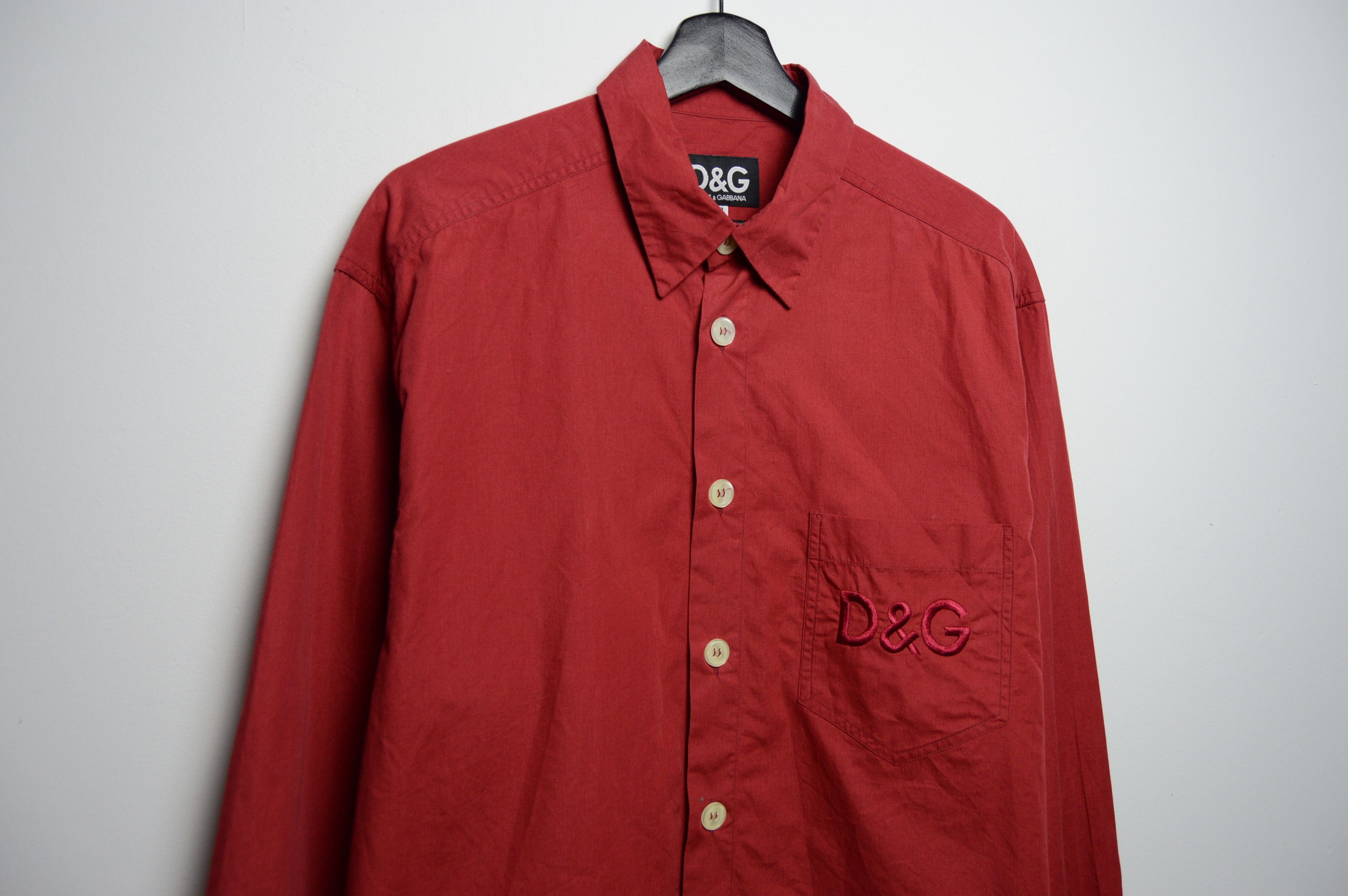 Dolce & Gabbana spell out embroidery shirt