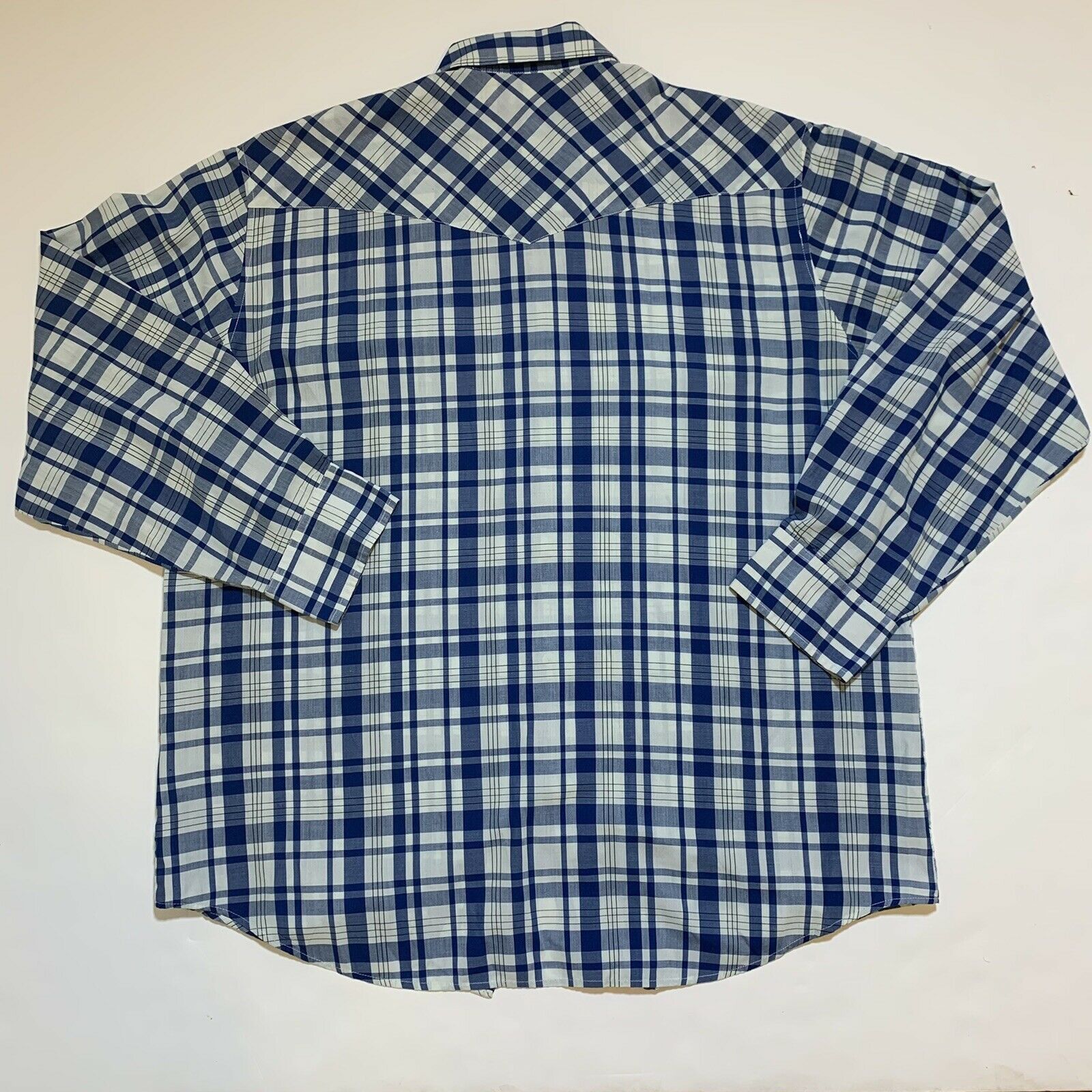 Vintage Vintage 90s Saddlebrook Plaid Pearl Snaps Western Shirt Size US XL / EU 56 / 4 - 6 Thumbnail
