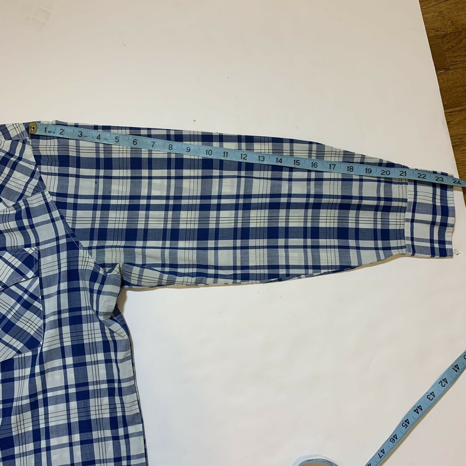 Vintage Vintage 90s Saddlebrook Plaid Pearl Snaps Western Shirt Size US XL / EU 56 / 4 - 9 Thumbnail