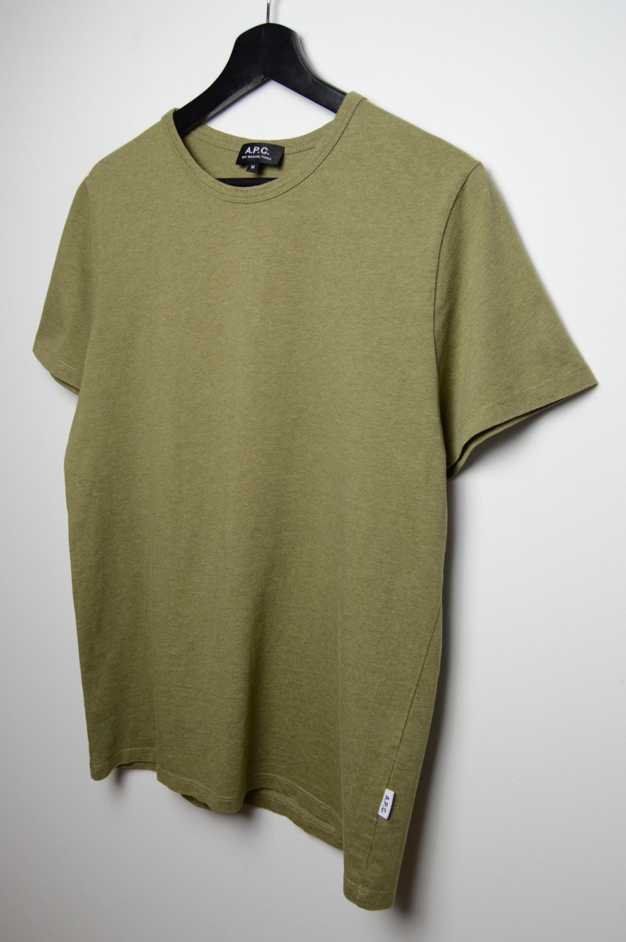 A.P.C. APC khaki t shirt a.p.c. Size US M / EU 48-50 / 2 - 5 Thumbnail