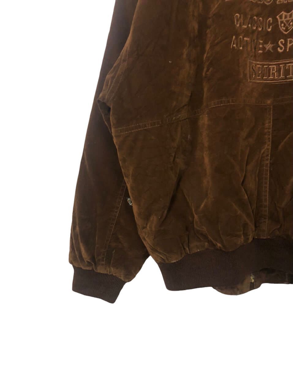 Japanese Brand Vtg Mad Station Embroidery Big Logo Zipper Up Bomber Jacket Size US XL / EU 56 / 4 - 10 Thumbnail