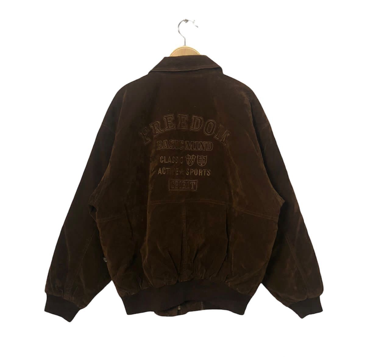 Japanese Brand Vtg Mad Station Embroidery Big Logo Zipper Up Bomber Jacket Size US XL / EU 56 / 4 - 1 Thumbnail
