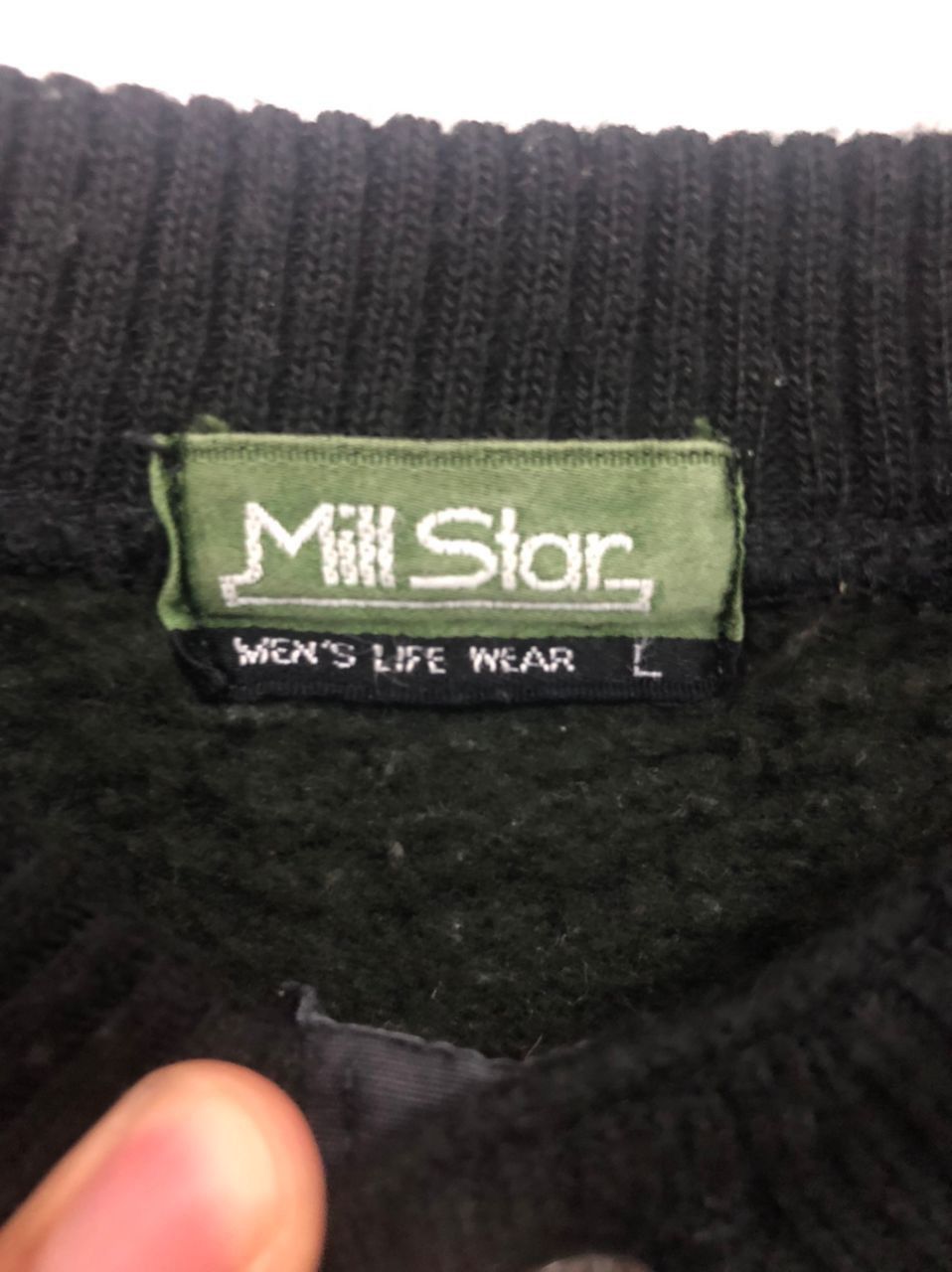 Japanese Brand Vintage Mill Star Nice Design Sweatshirt Size US L / EU 52-54 / 3 - 9 Thumbnail