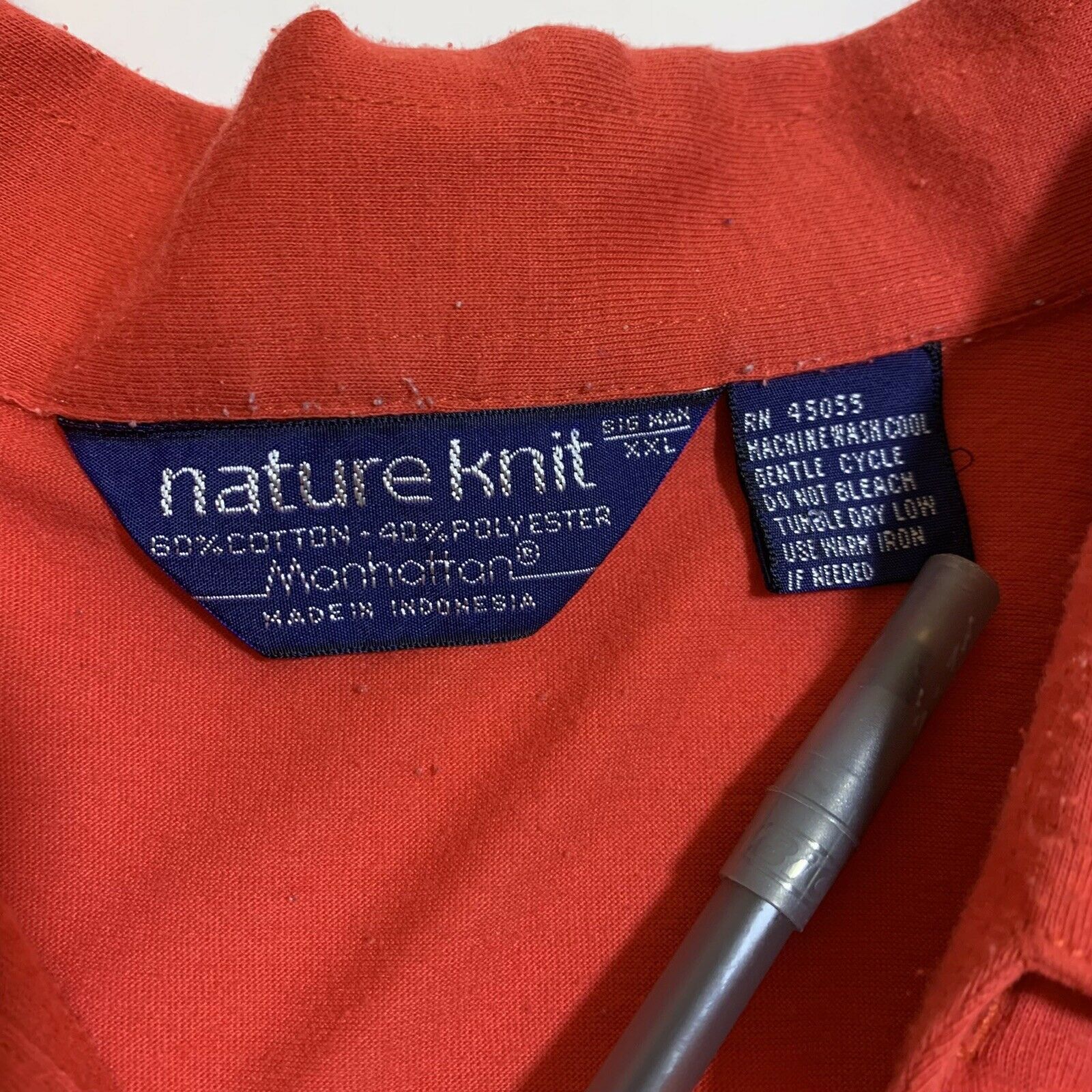 Other × Vintage Vintage 80s Nature Knit Preppy Golf Short Sleeve Polo Shirt Size US L / EU 52-54 / 3 - 3 Thumbnail