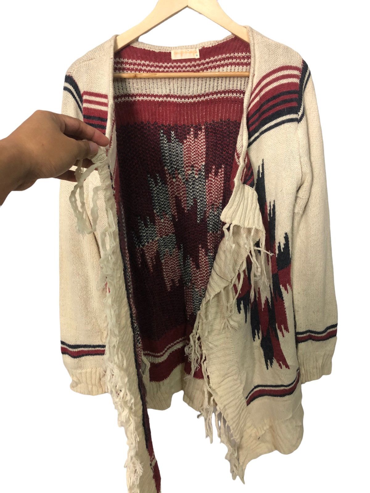 Aran Isles Knitwear vintage Anap Mumpu Big Logo Navajo Knitwear Cardigan Size US M / EU 48-50 / 2 - 6 Thumbnail