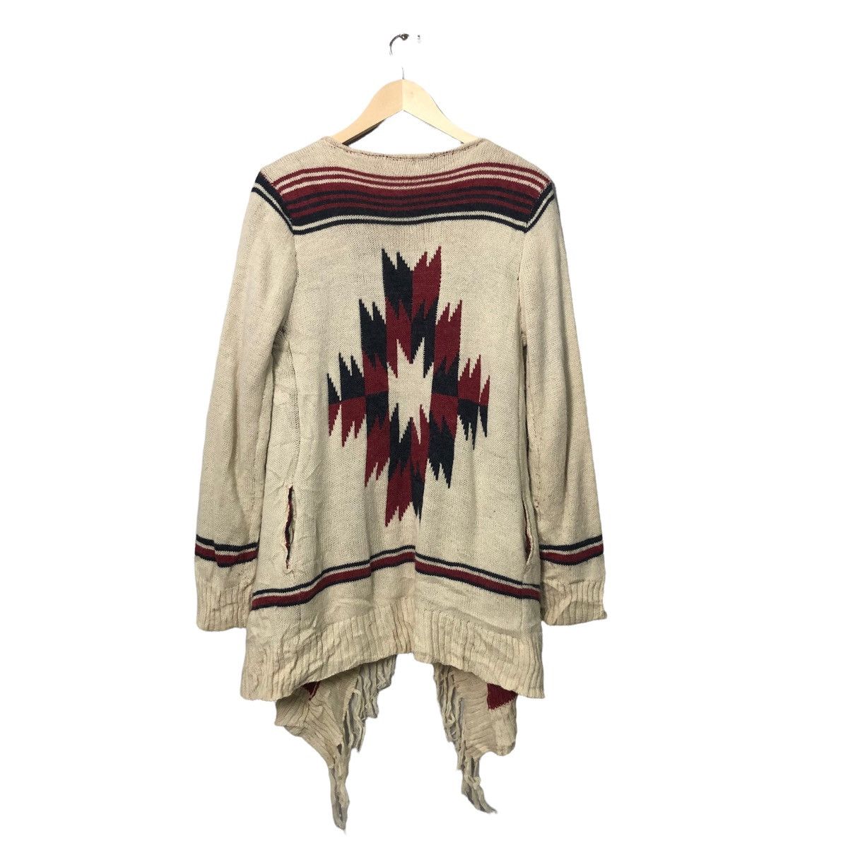 Aran Isles Knitwear vintage Anap Mumpu Big Logo Navajo Knitwear Cardigan Size US M / EU 48-50 / 2 - 1 Thumbnail