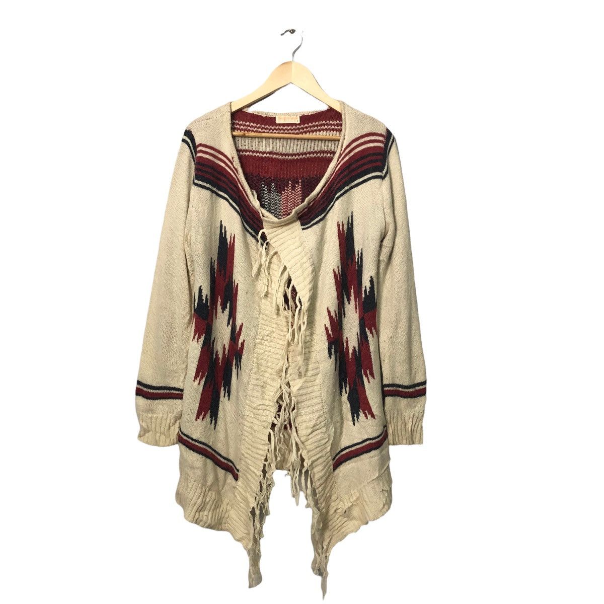 Aran Isles Knitwear vintage Anap Mumpu Big Logo Navajo Knitwear Cardigan Size US M / EU 48-50 / 2 - 2 Thumbnail