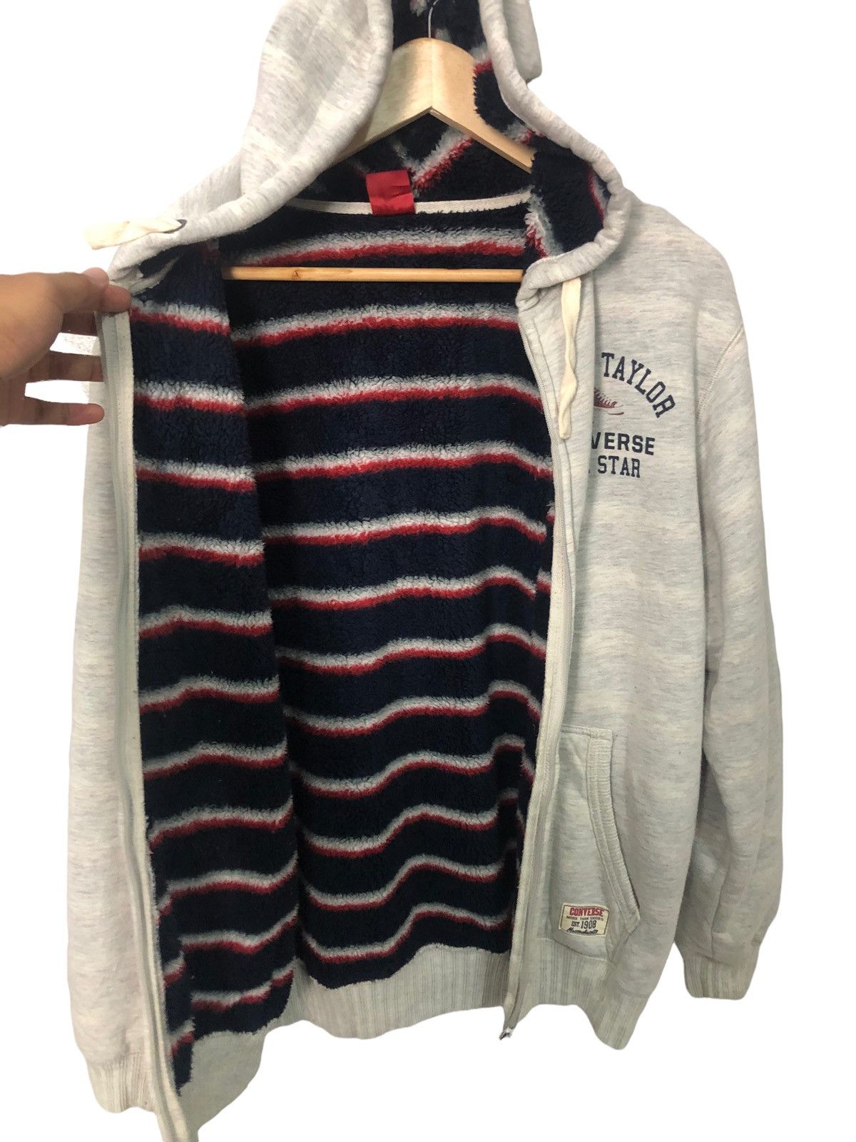 Converse Vintage Converse All Star Chuck Taylor Zip Ups Hoodie Jacket Size US L / EU 52-54 / 3 - 6 Thumbnail