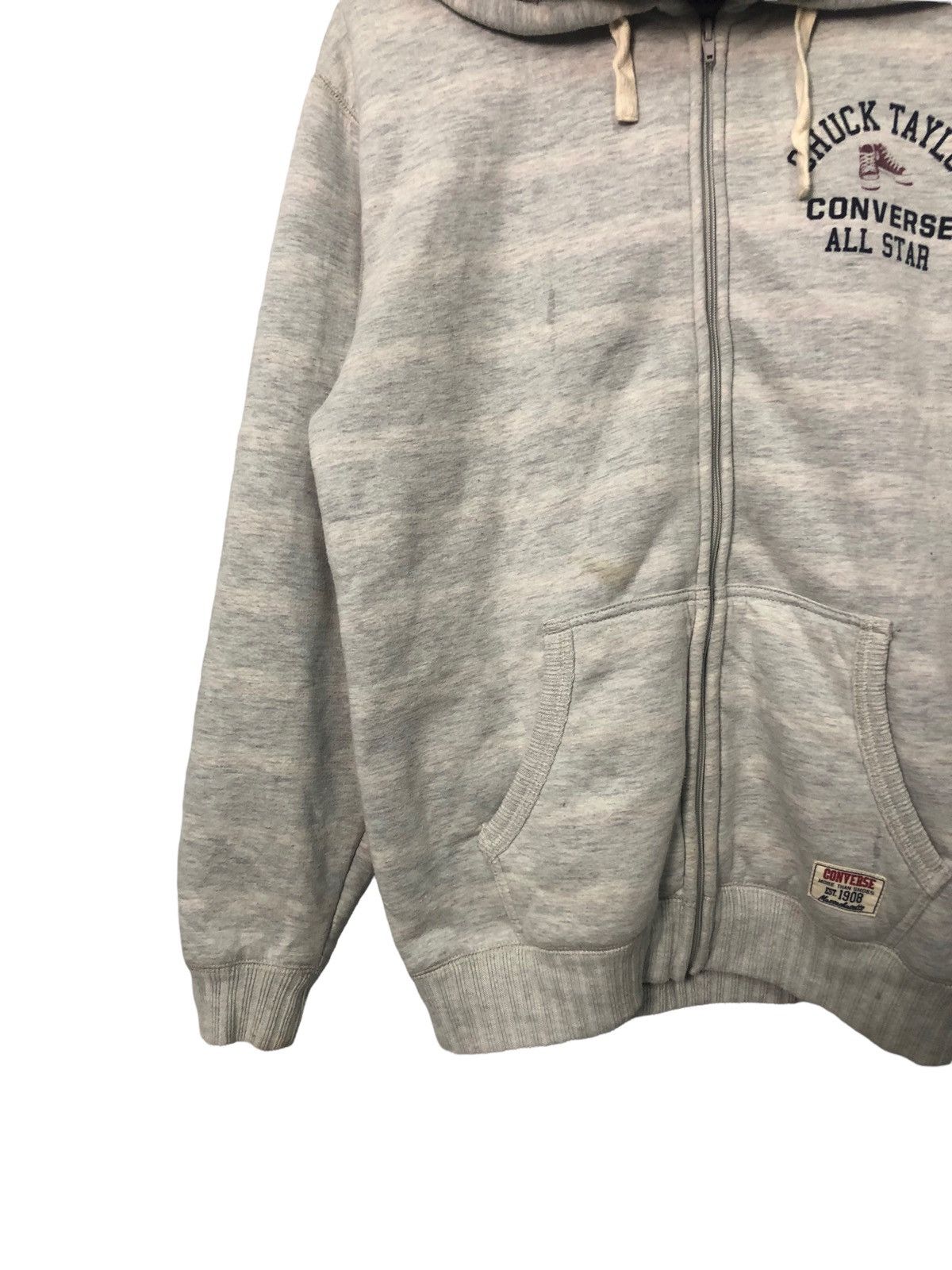 Converse Vintage Converse All Star Chuck Taylor Zip Ups Hoodie Jacket Size US L / EU 52-54 / 3 - 3 Thumbnail