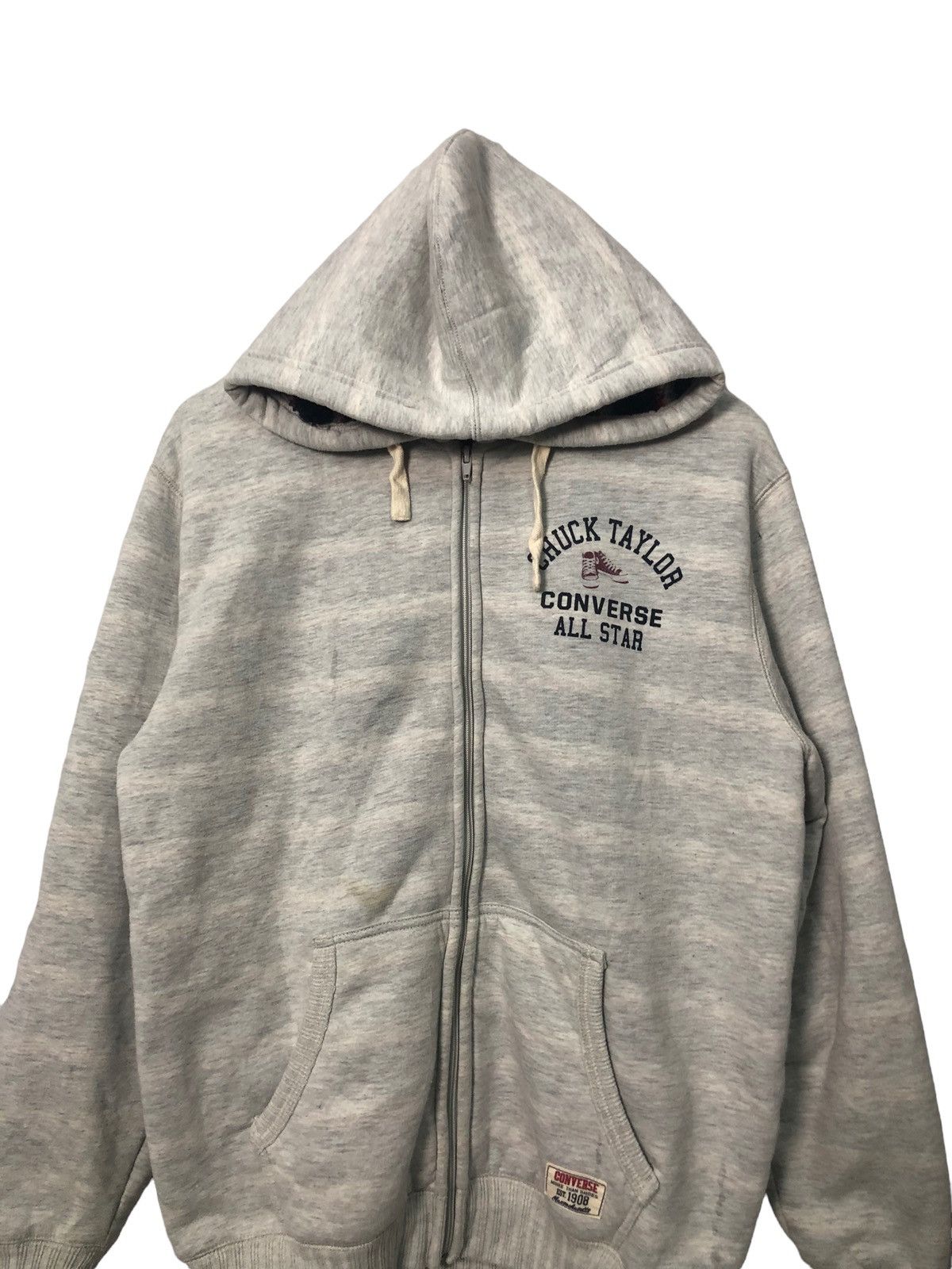 Converse Vintage Converse All Star Chuck Taylor Zip Ups Hoodie Jacket Size US L / EU 52-54 / 3 - 4 Thumbnail