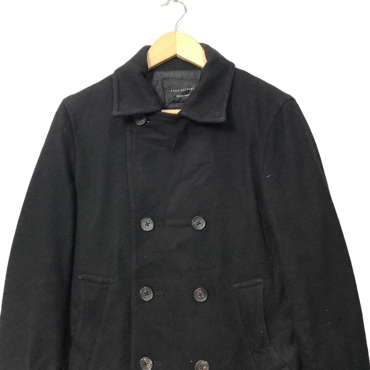 NANO universe × Vintage Vintage Nano Universe Italian Melton Button Ups Coat Jacket Size US M / EU 48-50 / 2 - 4 Thumbnail
