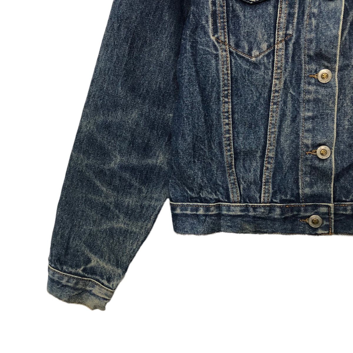 Japanese Brand Vintage Fluid Button Ups Denim Jacket Size S / US 4 / IT 40 - 3 Thumbnail