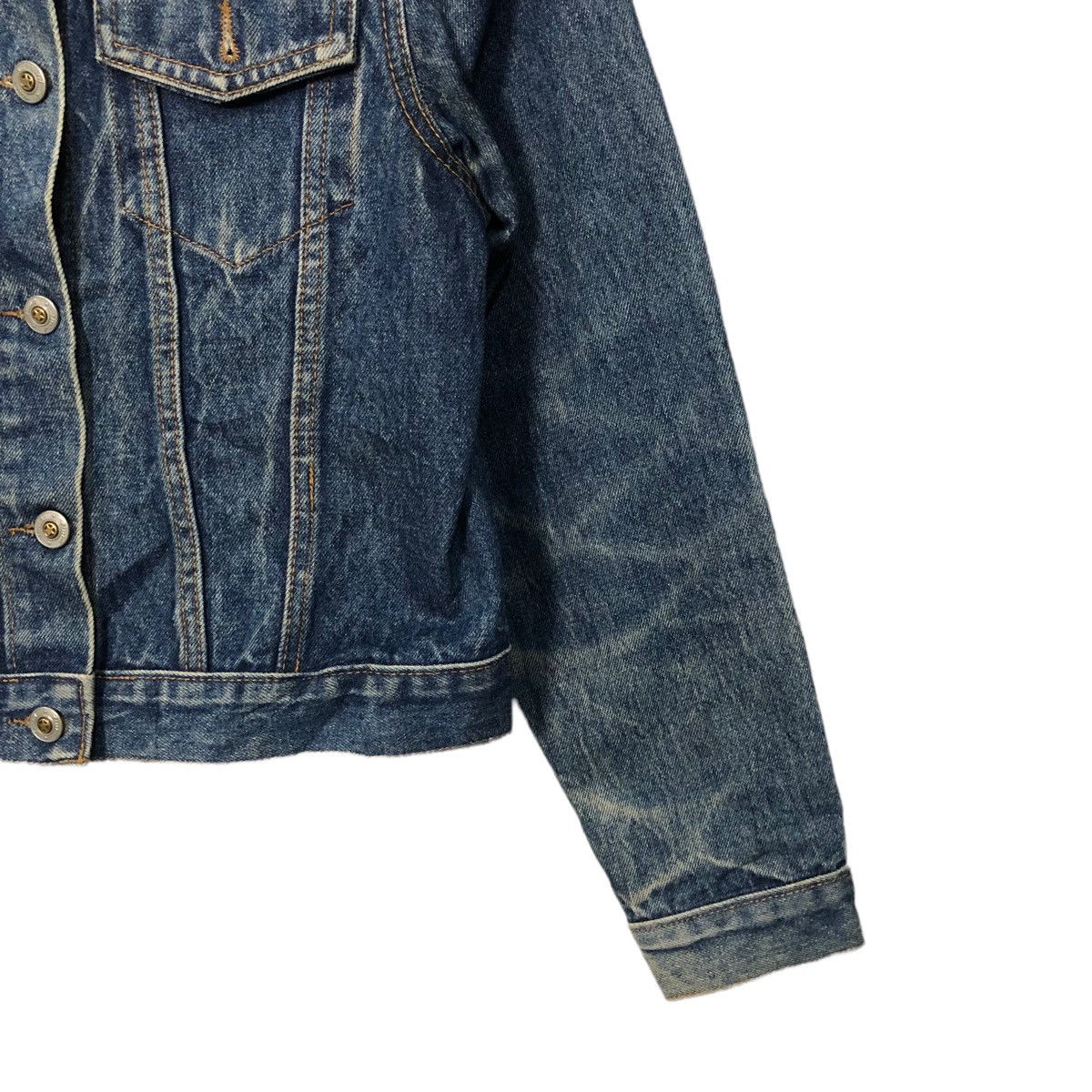Japanese Brand Vintage Fluid Button Ups Denim Jacket Size S / US 4 / IT 40 - 2 Thumbnail