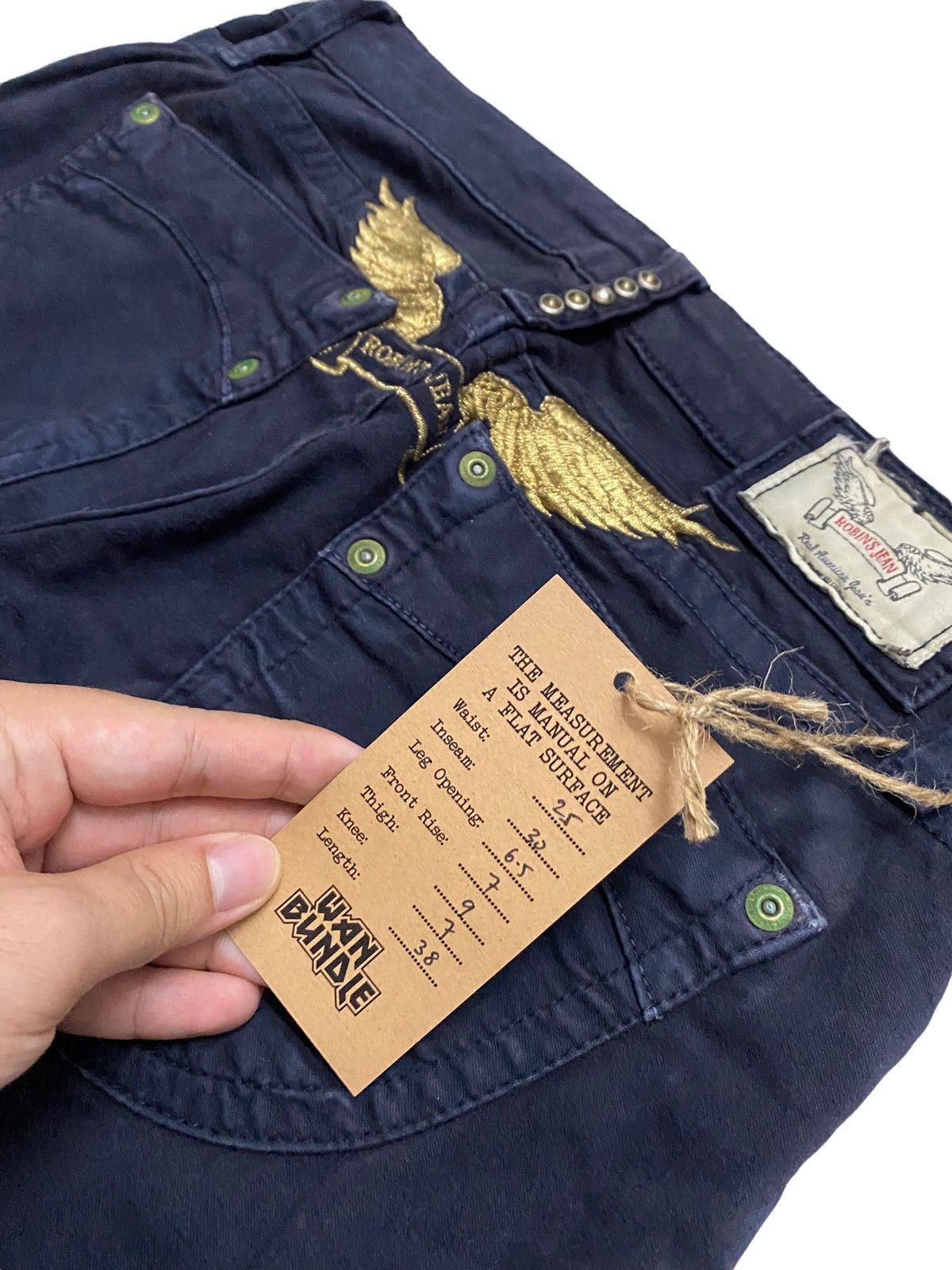 Robins Jeans Rare Robin Jeans made in USA Size 25" / US 0 / IT 36 - 10 Thumbnail