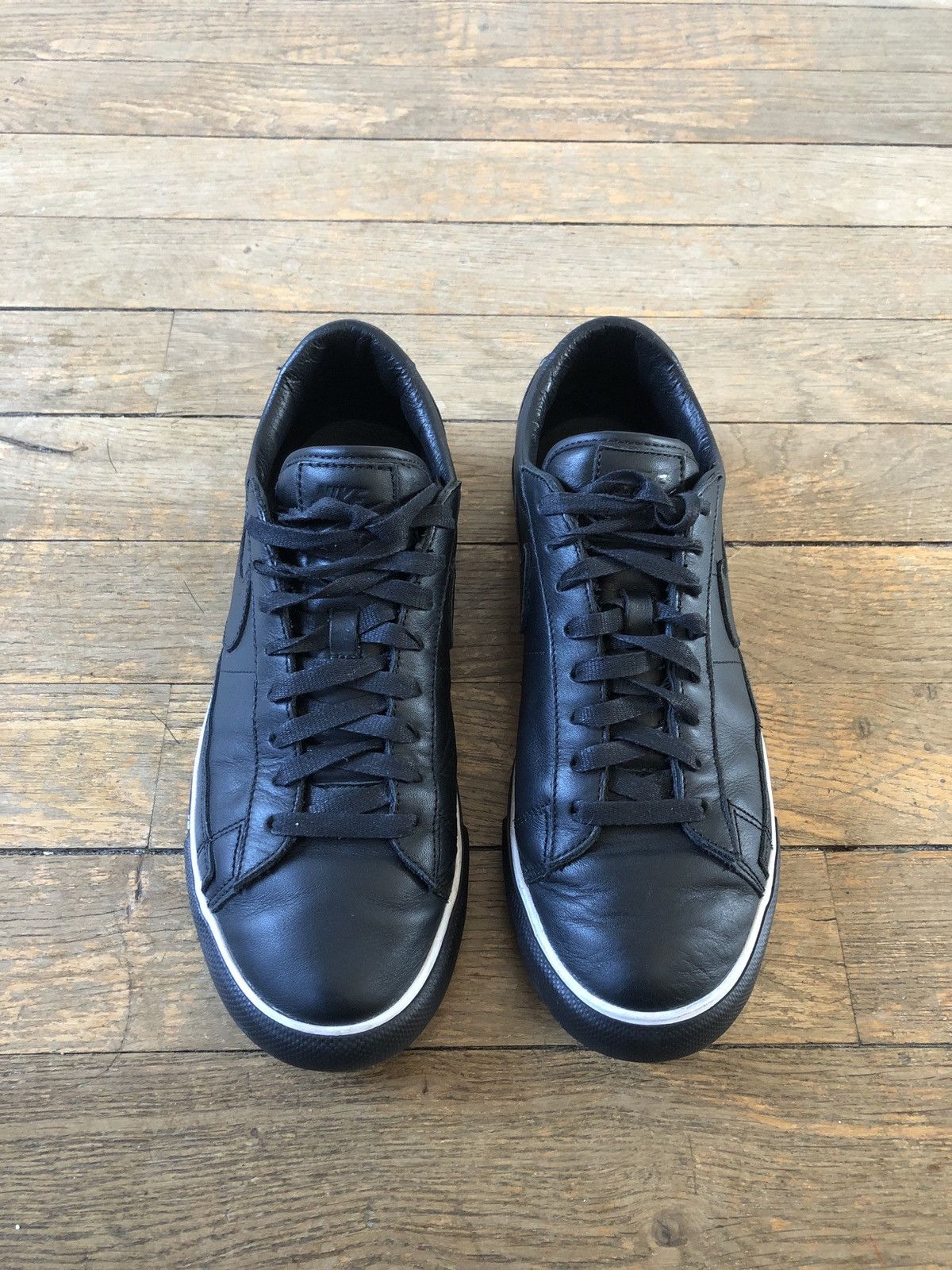 Comme des Garcons Comme des Garcons x Blazer Low Black | Black-White 2016 Size US 10 / EU 43 - 3 Thumbnail
