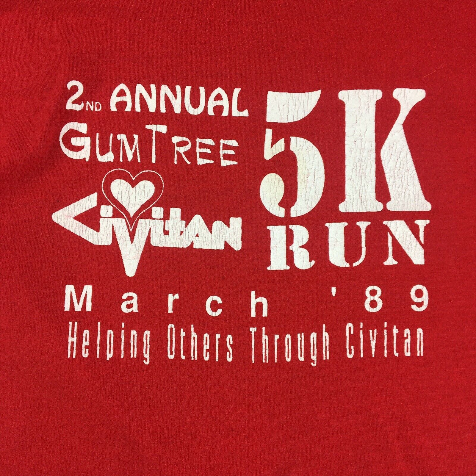 Other × Vintage Vintage 80s Gum Tree Civitan Running Single Stitch T-Shirt Size US M / EU 48-50 / 2 - 2 Thumbnail