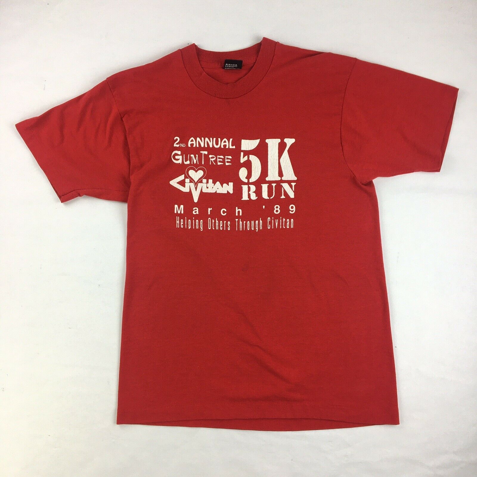 Other × Vintage Vintage 80s Gum Tree Civitan Running Single Stitch T-Shirt Size US M / EU 48-50 / 2 - 10 Thumbnail