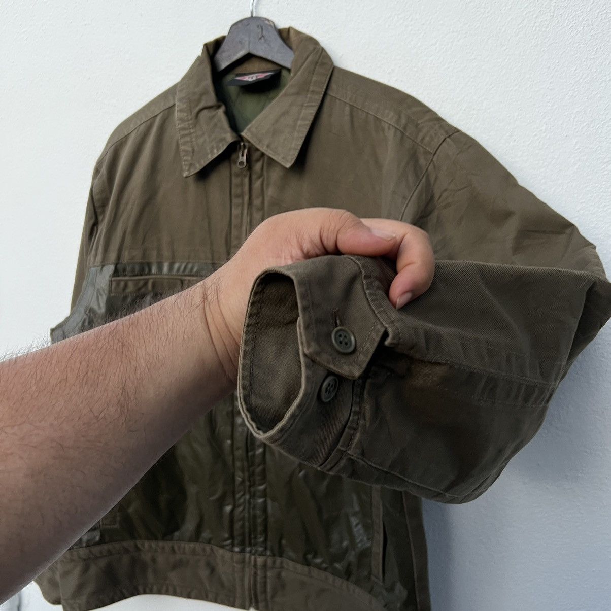 Japanese Brand VINTAGE BEAR SURVIVAL JACKET LEATHER MULTI POCKET Size US M / EU 48-50 / 2 - 8 Thumbnail