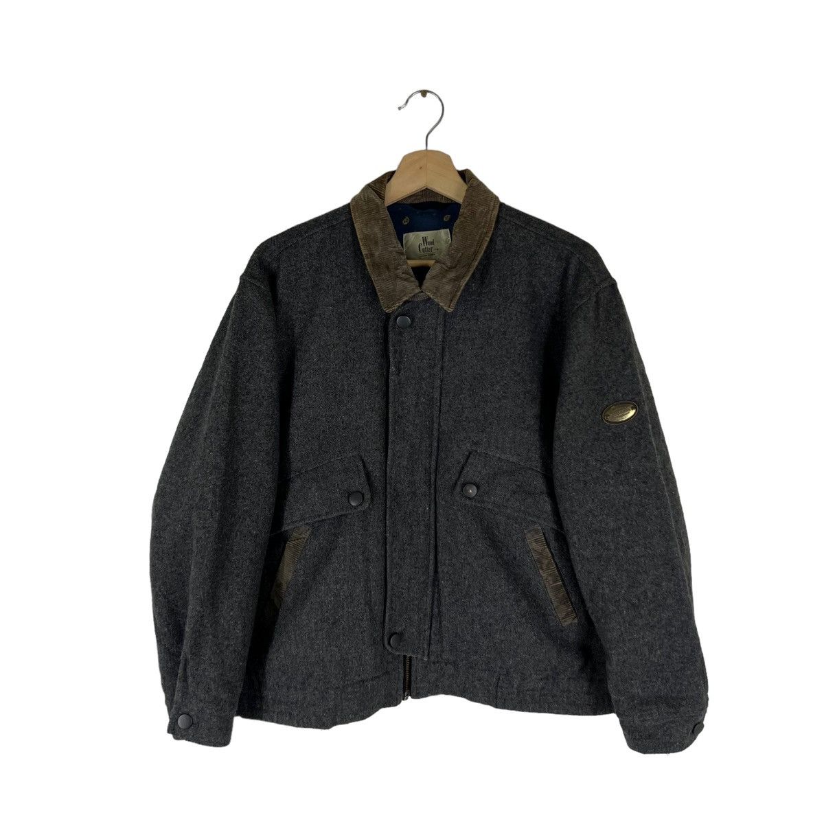 Japanese Brand VINTAGE BOMBER JACKET WOOD CUTTER ISSEY MIYAKE MA-1 DESIGN Size US M / EU 48-50 / 2 - 1 Thumbnail
