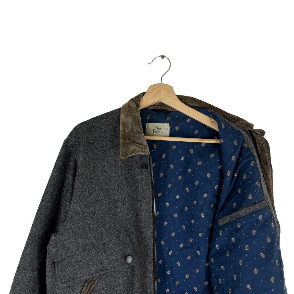 Japanese Brand VINTAGE BOMBER JACKET WOOD CUTTER ISSEY MIYAKE MA-1 DESIGN Size US M / EU 48-50 / 2 - 9 Thumbnail