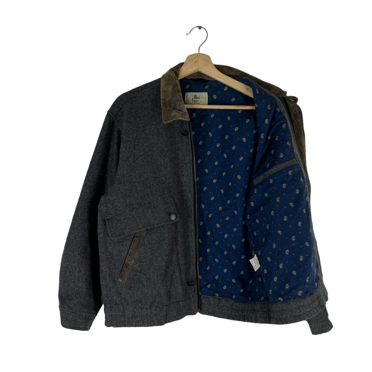 Japanese Brand VINTAGE BOMBER JACKET WOOD CUTTER ISSEY MIYAKE MA-1 DESIGN Size US M / EU 48-50 / 2 - 8 Thumbnail