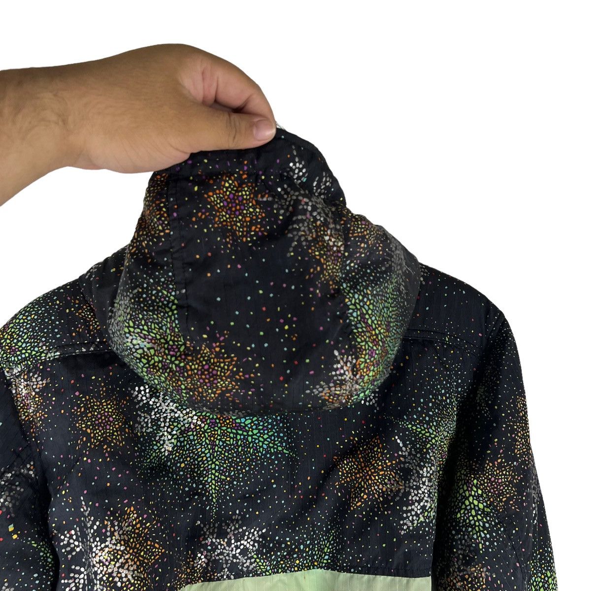 Japanese Brand VINTAGE SKI JACKET OVERALL SILKY WAY OVERPRINT DOT Size US 26 / EU 42 - 8 Thumbnail
