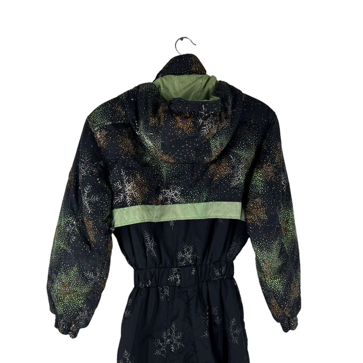 Japanese Brand VINTAGE SKI JACKET OVERALL SILKY WAY OVERPRINT DOT Size US 26 / EU 42 - 9 Thumbnail