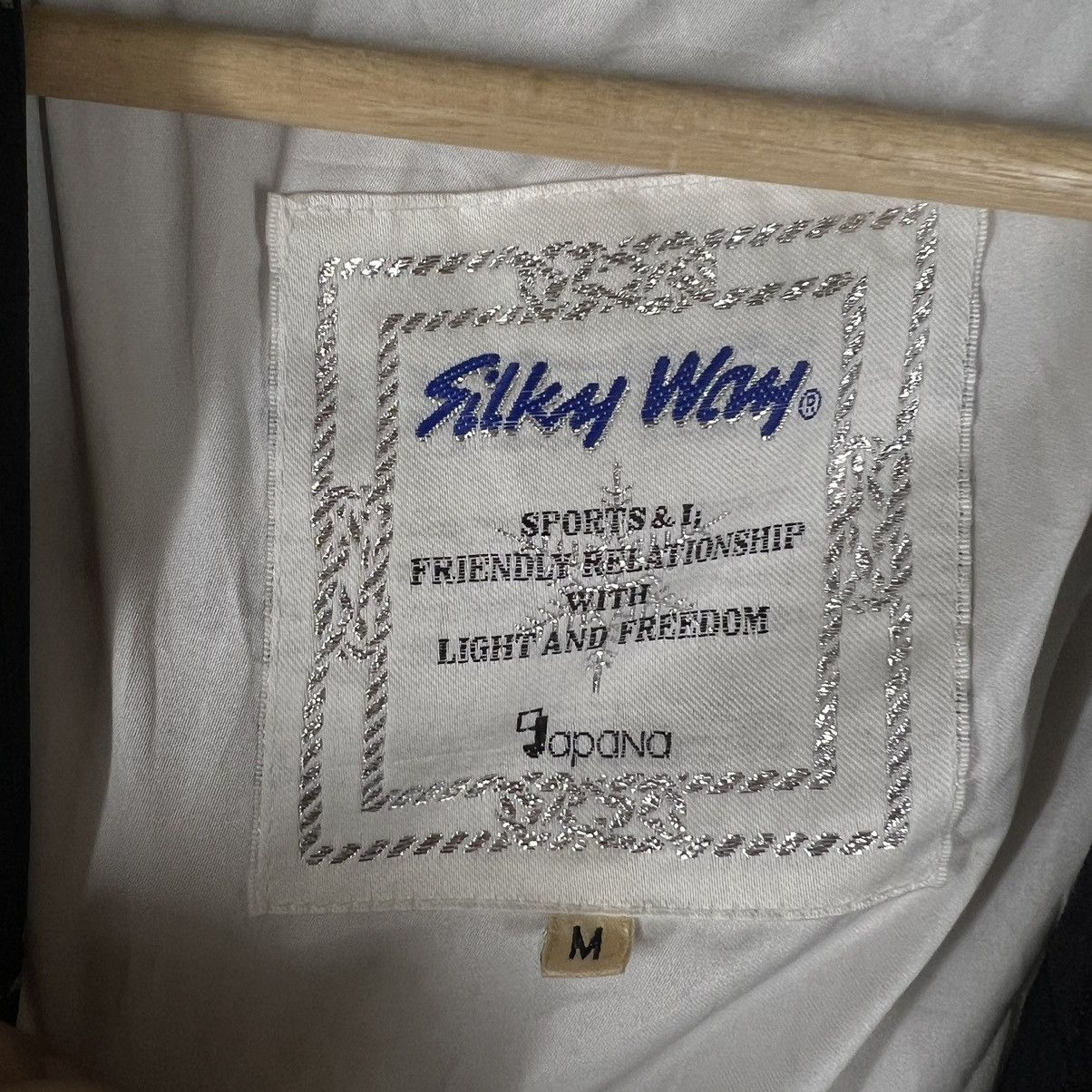 Japanese Brand VINTAGE SKI JACKET OVERALL SILKY WAY OVERPRINT DOT Size US 26 / EU 42 - 12 Thumbnail