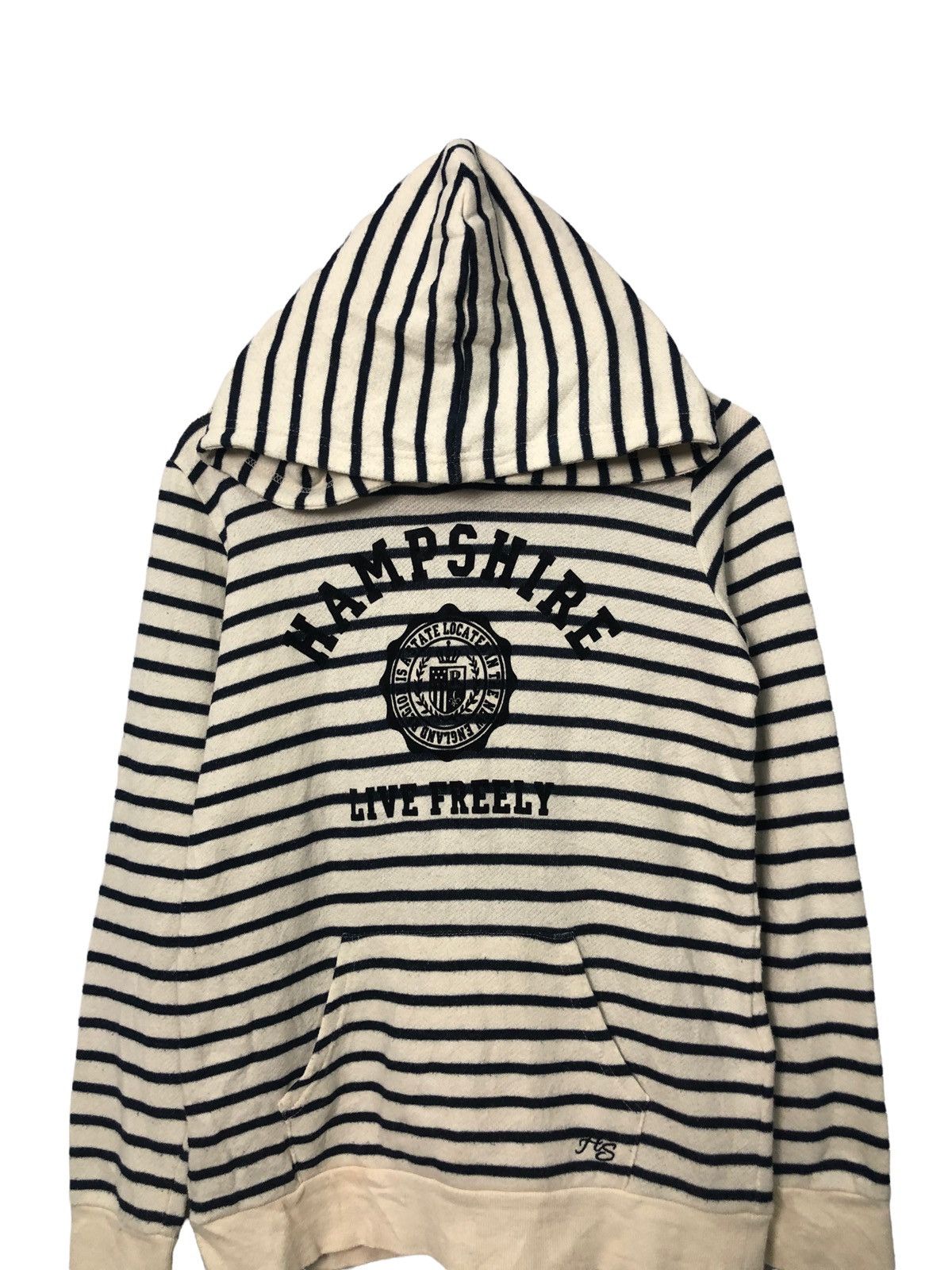 Japanese Brand Vintage Tip Top Big Logo Striped Hoodie Sweatshirt Size US S / EU 44-46 / 1 - 4 Thumbnail