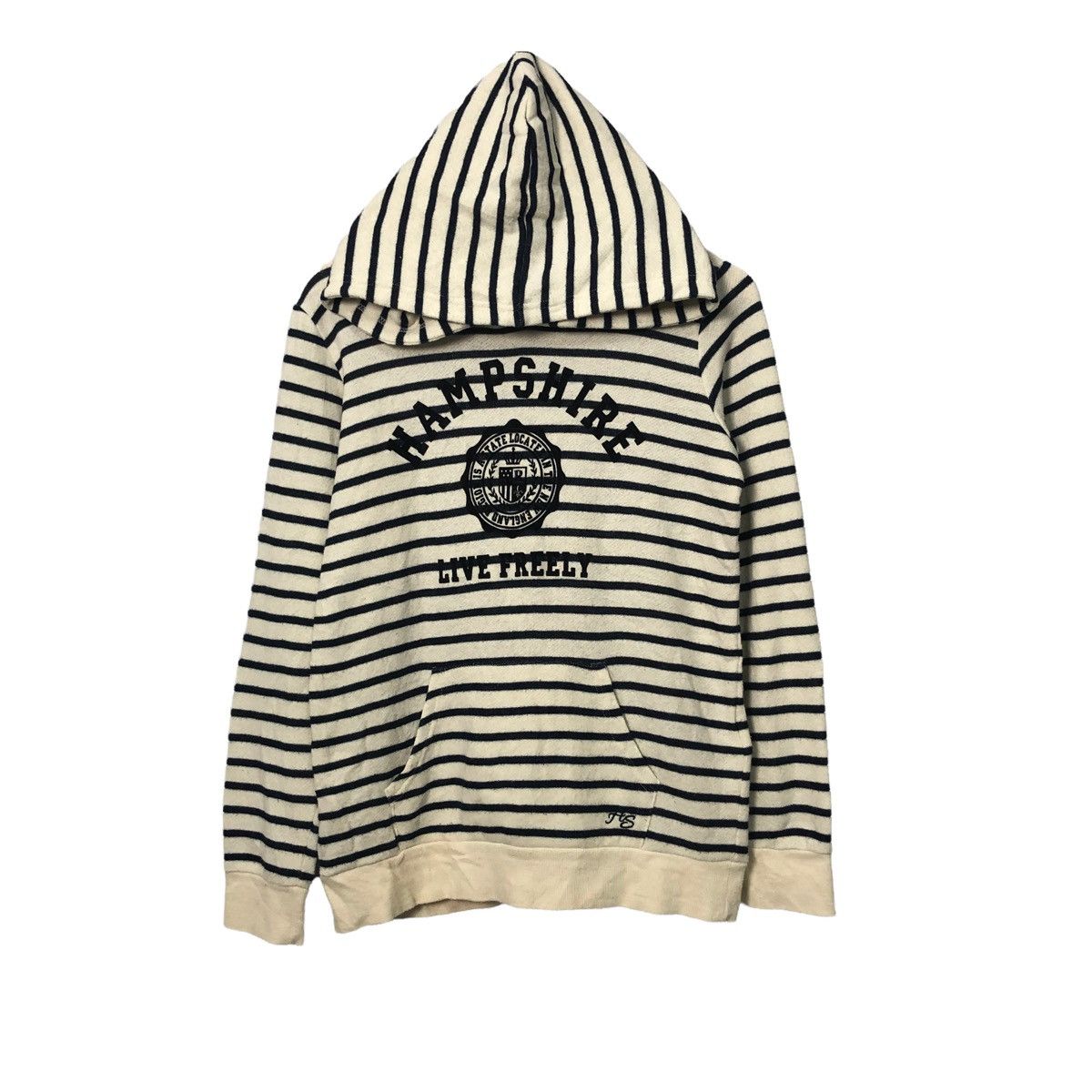 Japanese Brand Vintage Tip Top Big Logo Striped Hoodie Sweatshirt Size US S / EU 44-46 / 1 - 1 Thumbnail