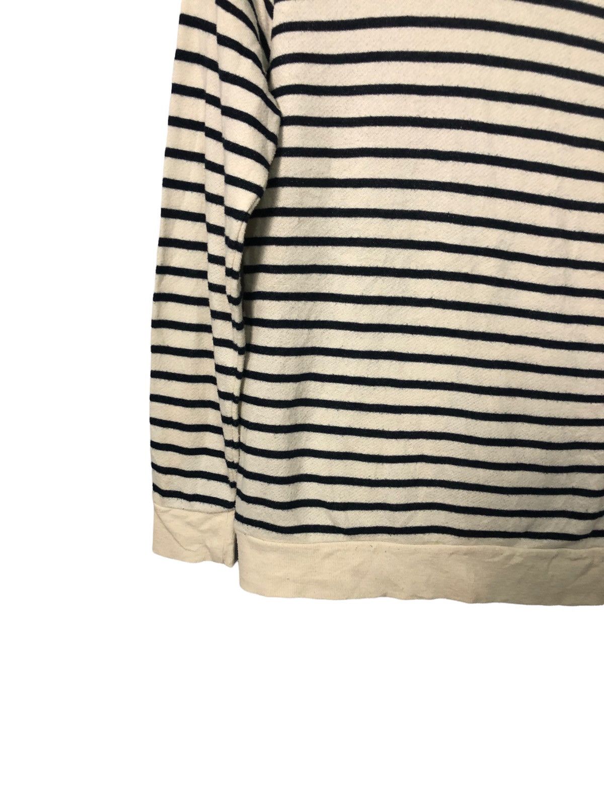 Japanese Brand Vintage Tip Top Big Logo Striped Hoodie Sweatshirt Size US S / EU 44-46 / 1 - 7 Thumbnail