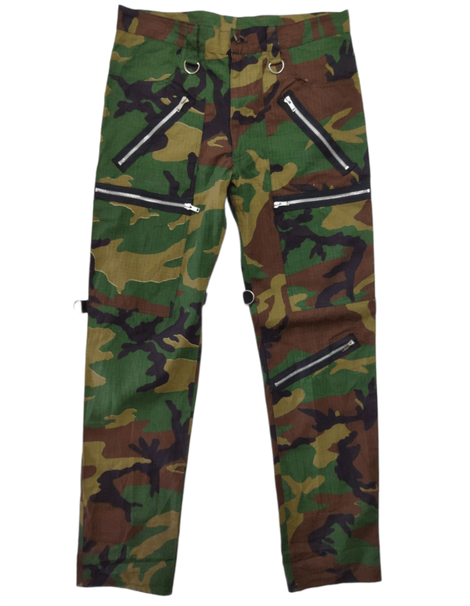 image of Voodoo Tactical vintage Nine Deep Many Pockets Zipper Cargo Pants in Camouflage Army (Size 32)