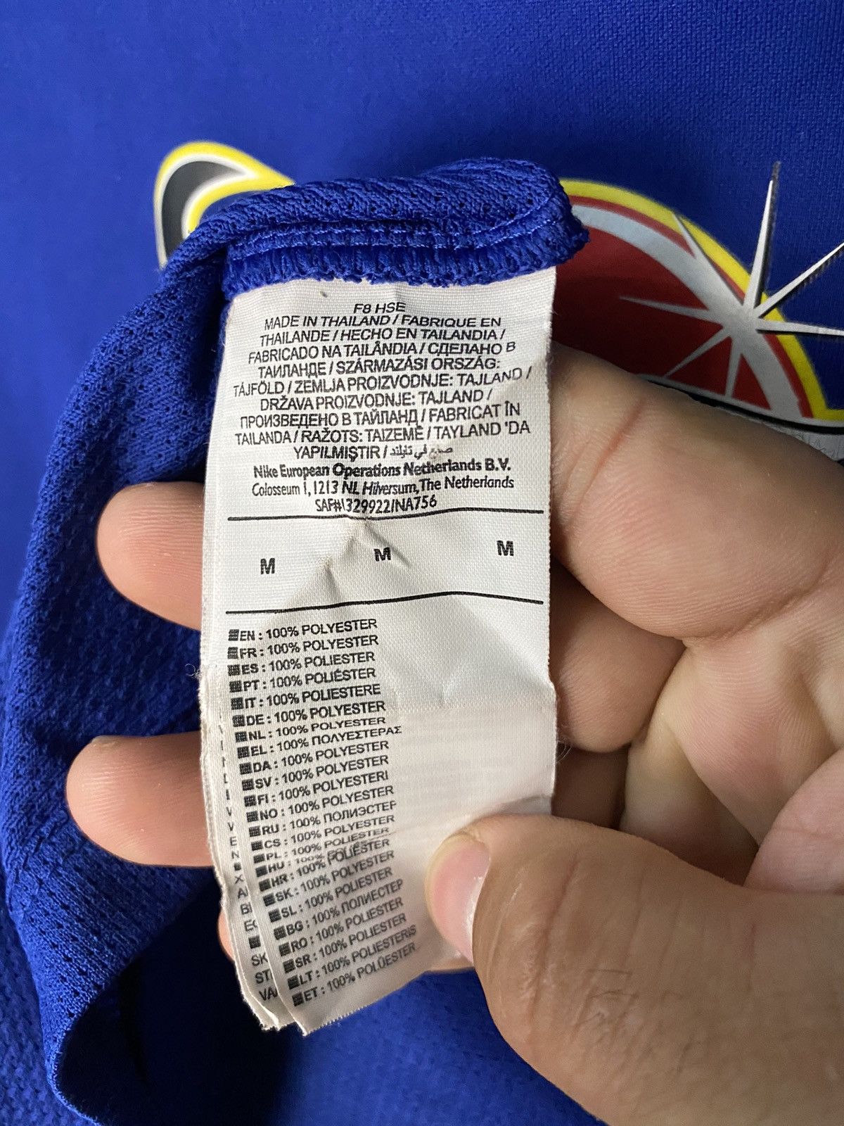 Chelsea Soccer × Nike 2017/2018 Nike Chelsea Home dri-fit Carabao Soccer Jersey Size US M / EU 48-50 / 2 - 6 Thumbnail