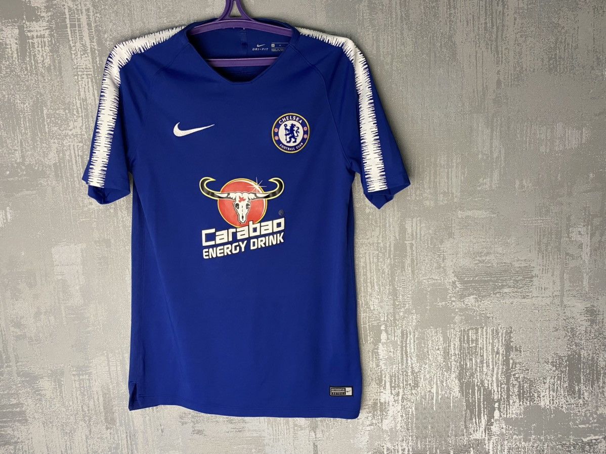 Chelsea Soccer × Nike 2017/2018 Nike Chelsea Home dri-fit Carabao Soccer Jersey Size US M / EU 48-50 / 2 - 1 Thumbnail