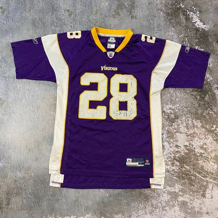 Vintage Adrian Peterson Minnesota Vikings Jersey 28 