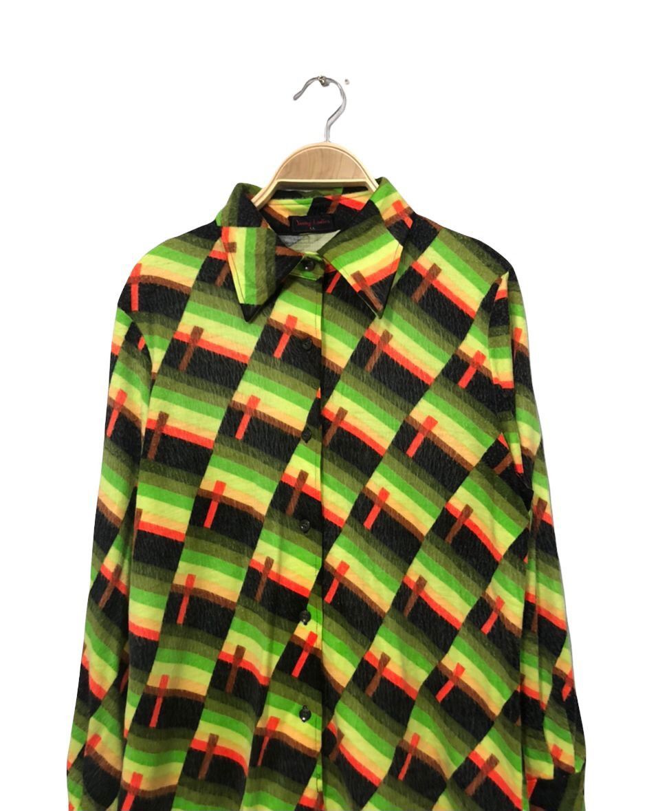 Japanese Brand Vintage Young Ladies Button Ups Long Sleeve Shirt Size M / US 6-8 / IT 42-44 - 4 Thumbnail